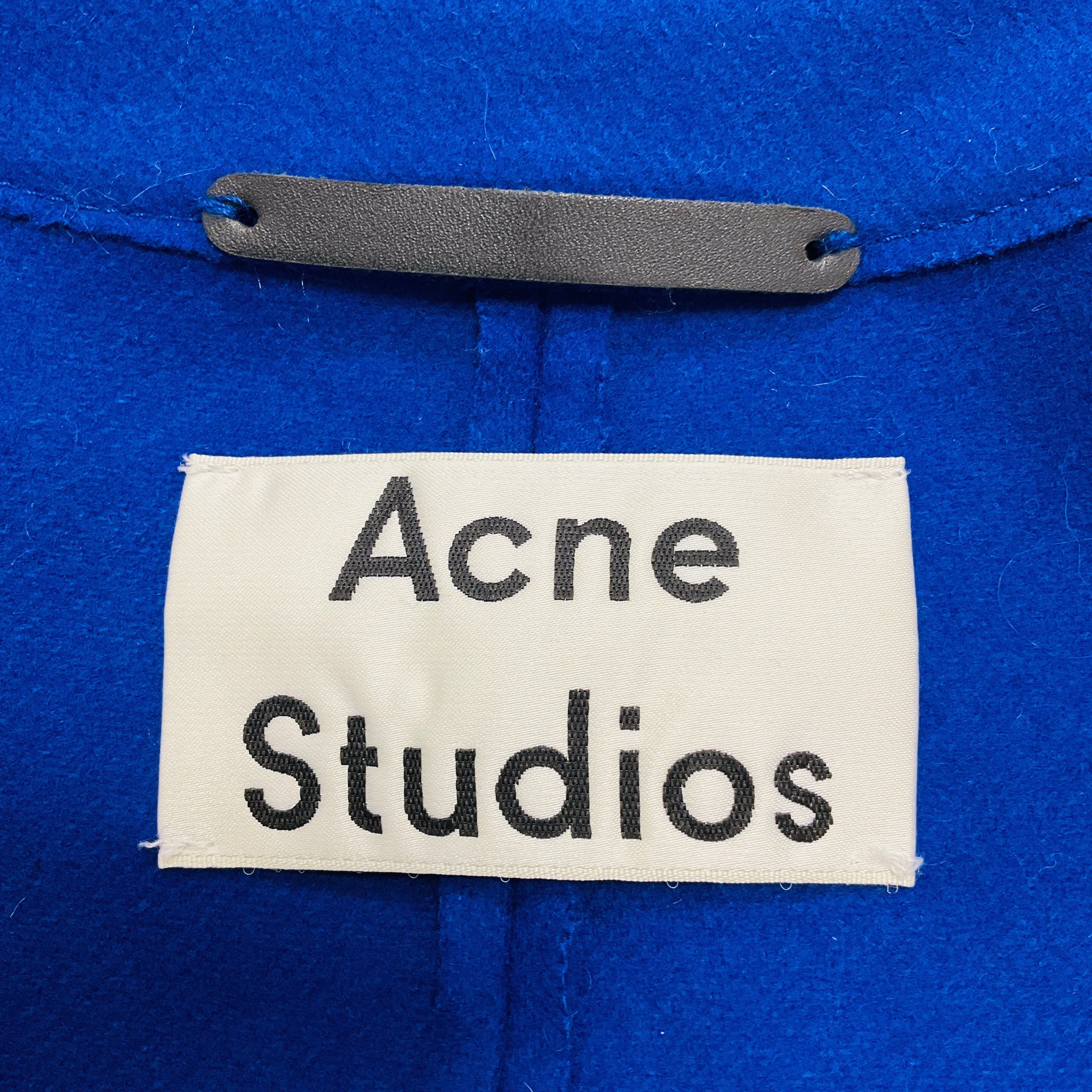 Acne Studios Blue Ember Wrap Coat - Image 4