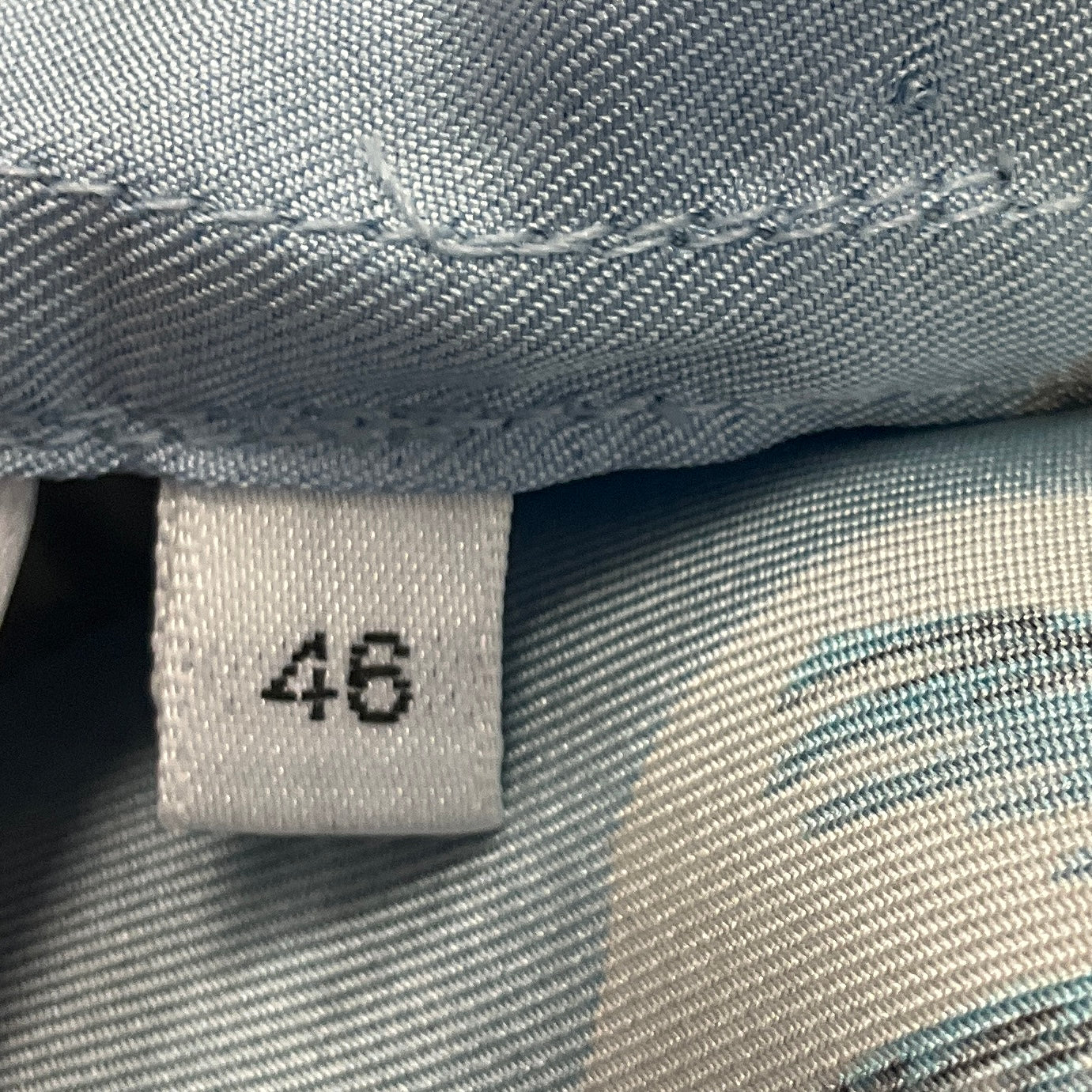 Agnona Light Blue Tropical Print Silk Bomber Jacket - Image 5