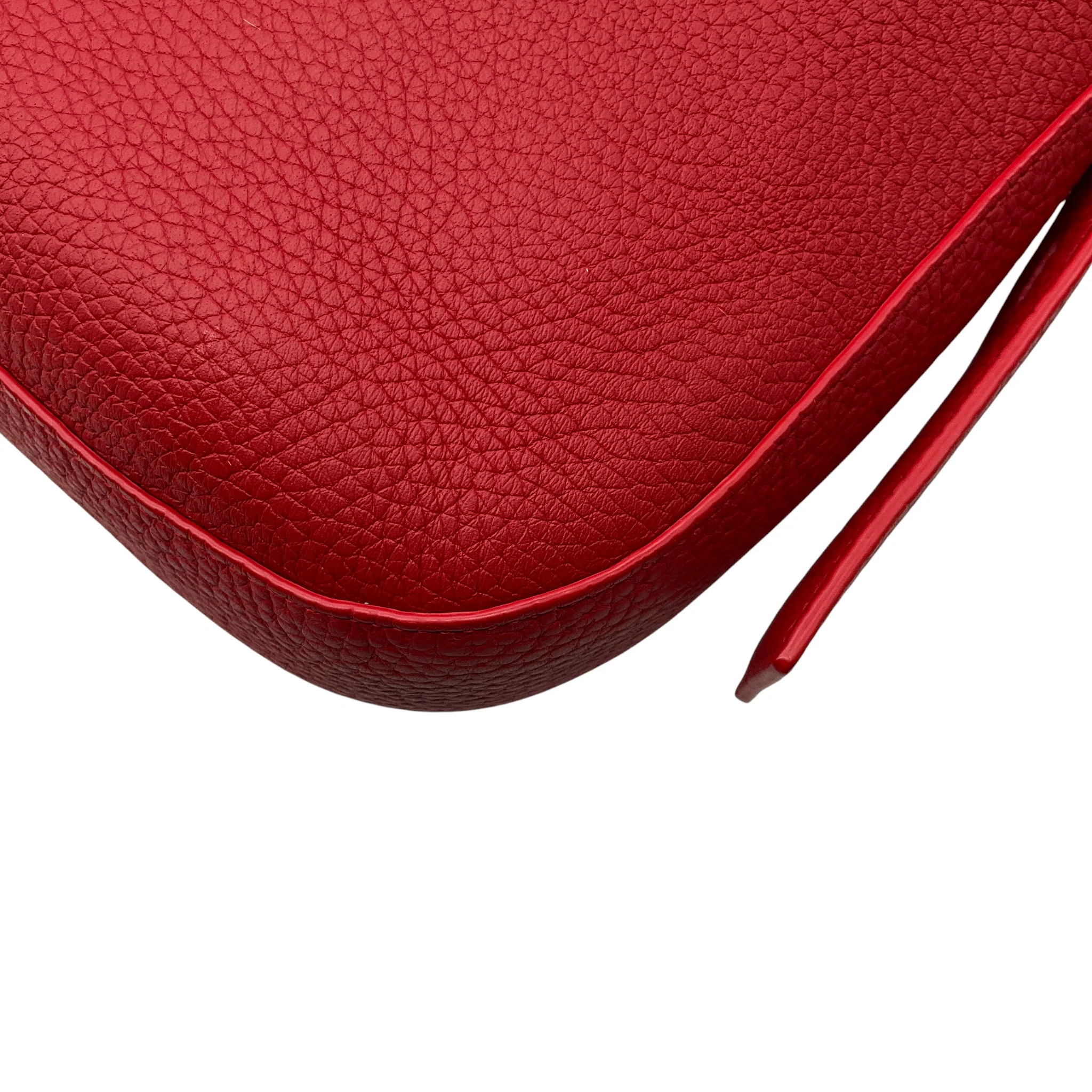 Akris Lipstick Red Grained Calfskin Leather Tasche XS Anna Bag - Image 10