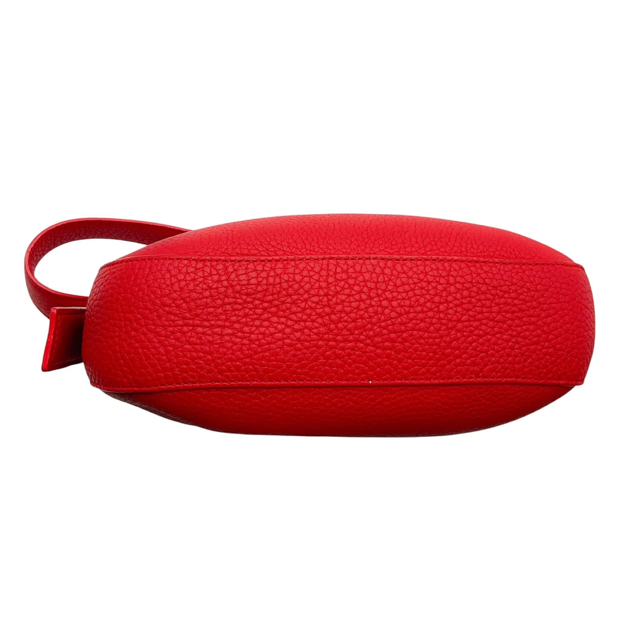 Akris Lipstick Red Grained Calfskin Leather Tasche XS Anna Bag - Image 4