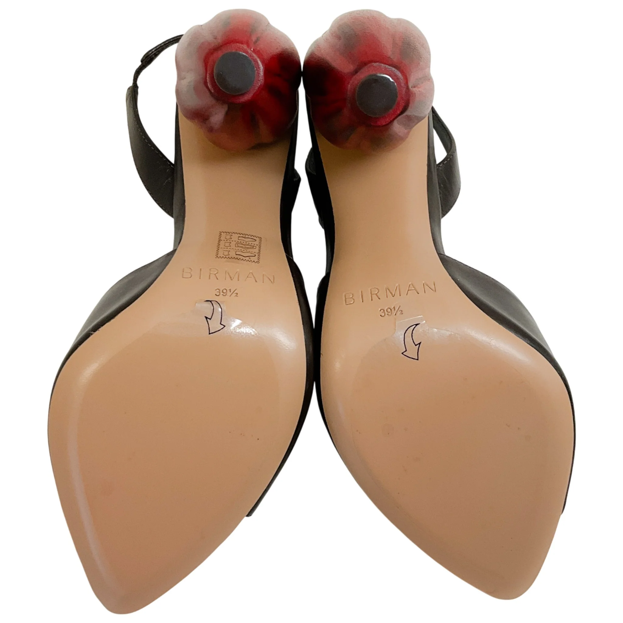 Alexandre Birman Cacau Leather Slingback Sandals - Image 9
