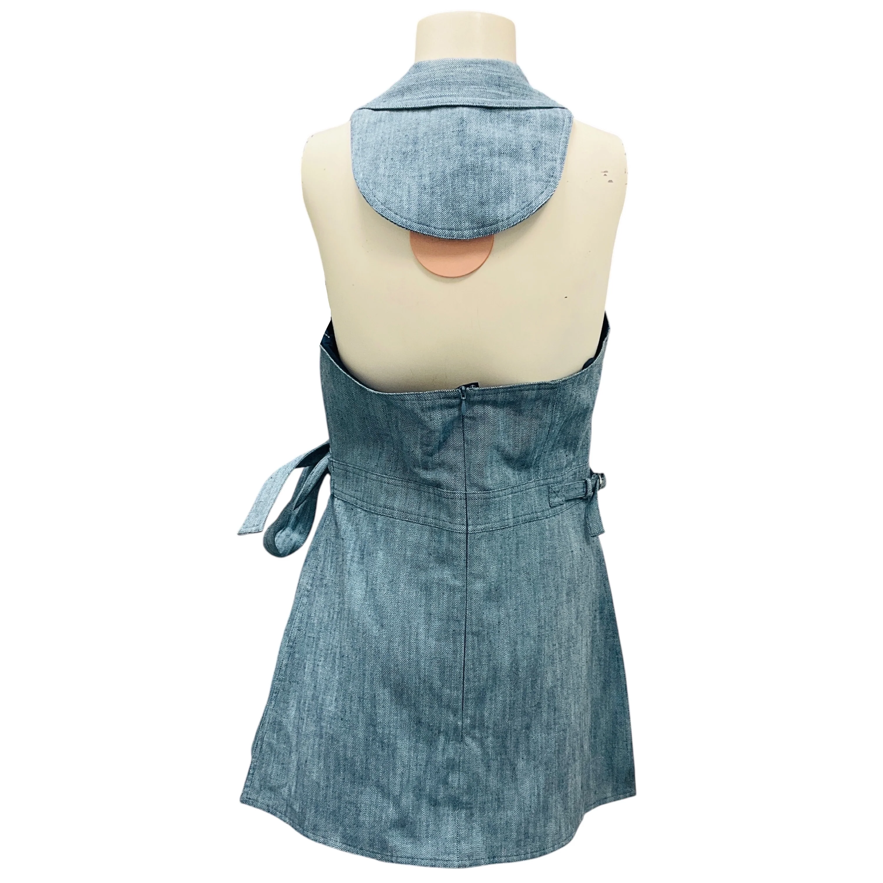 Alexis Stone Blue Zephyr Denim Romper / Mini Dress - Image 3