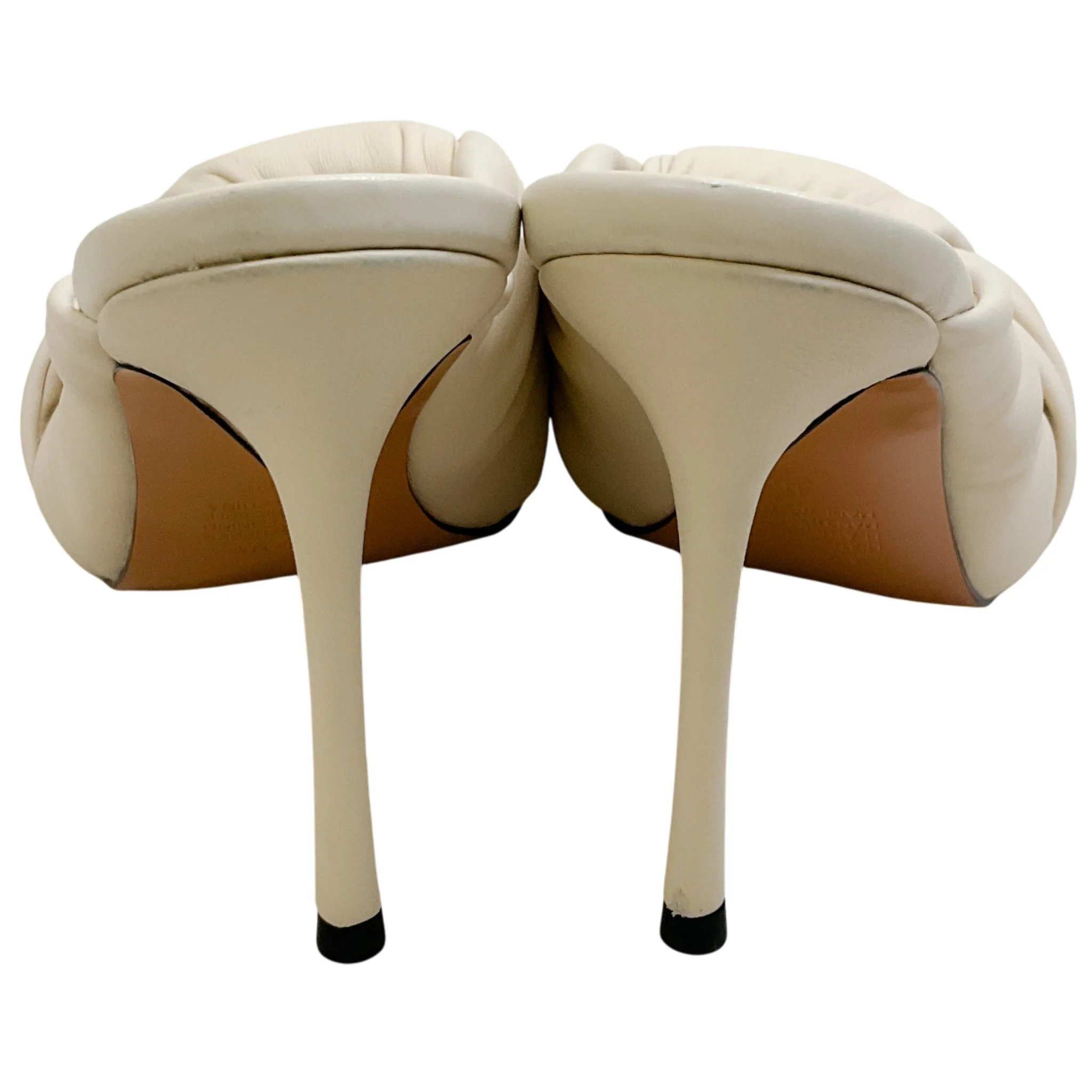 Alias Mae Cream Leather Mickey Twist Sandals - Image 5