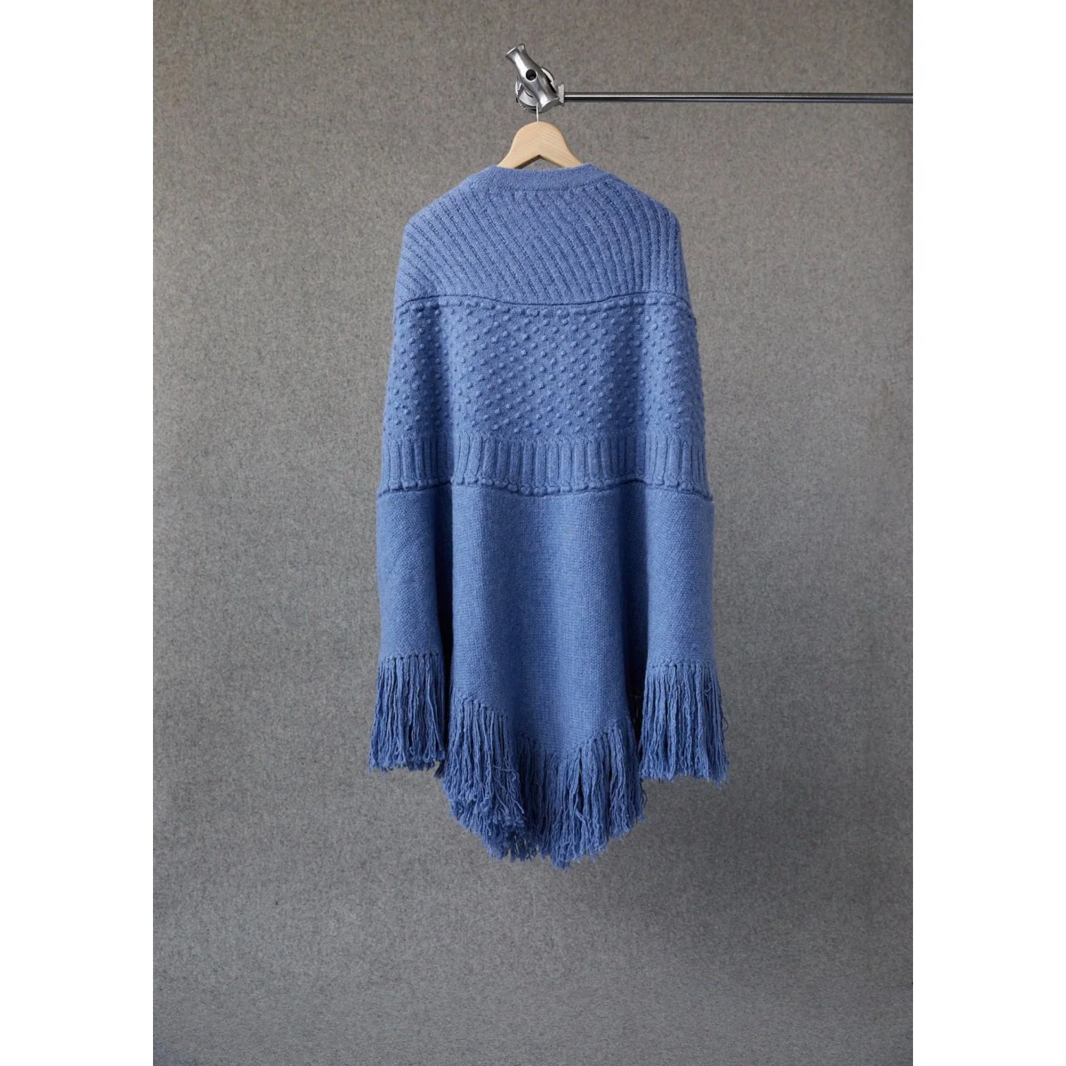 Annis WENDY BLUE POPCORN COMBO PONCHO - Image 2