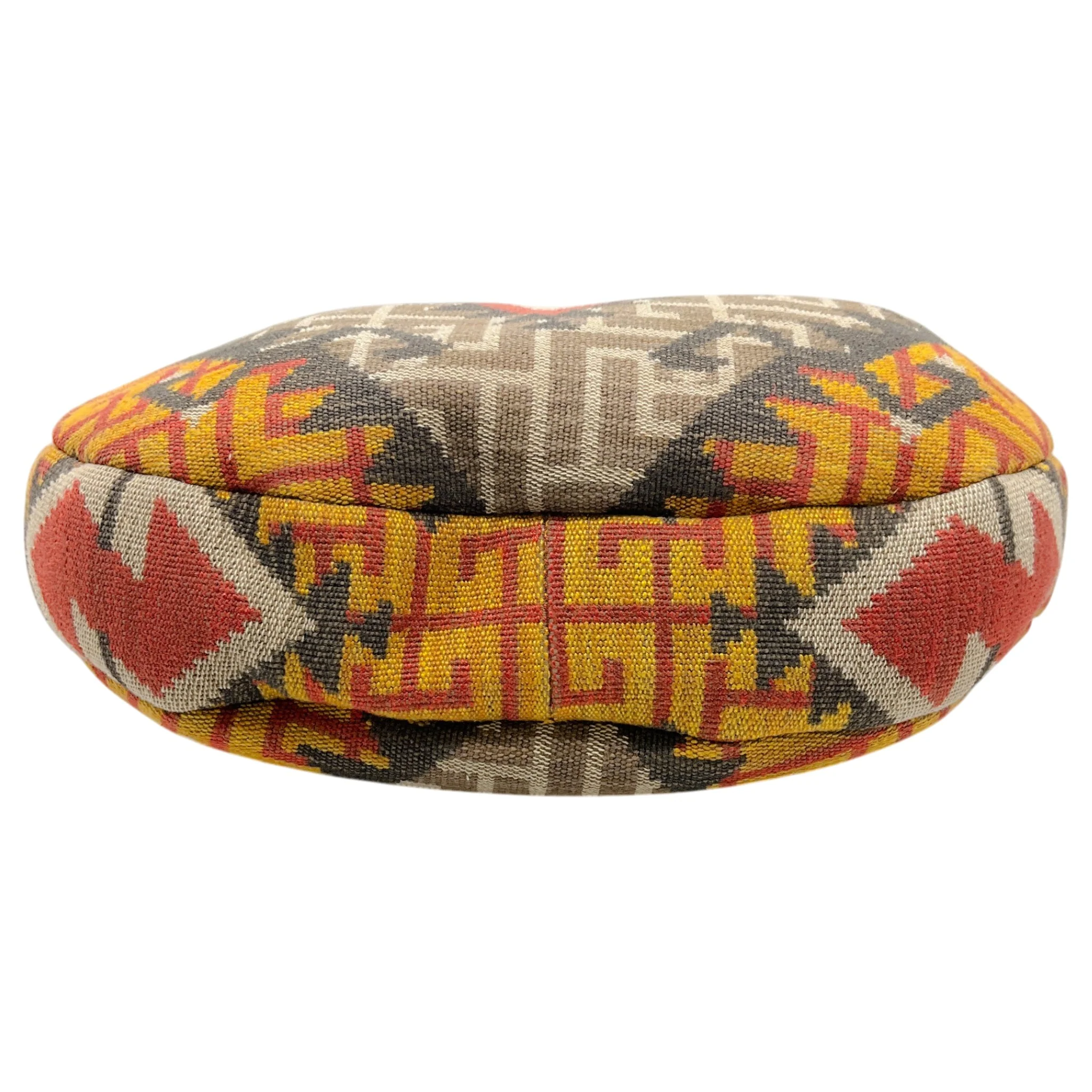 Balmain Red Multi Monogram Tapestry Shoulder Bag - Image 5