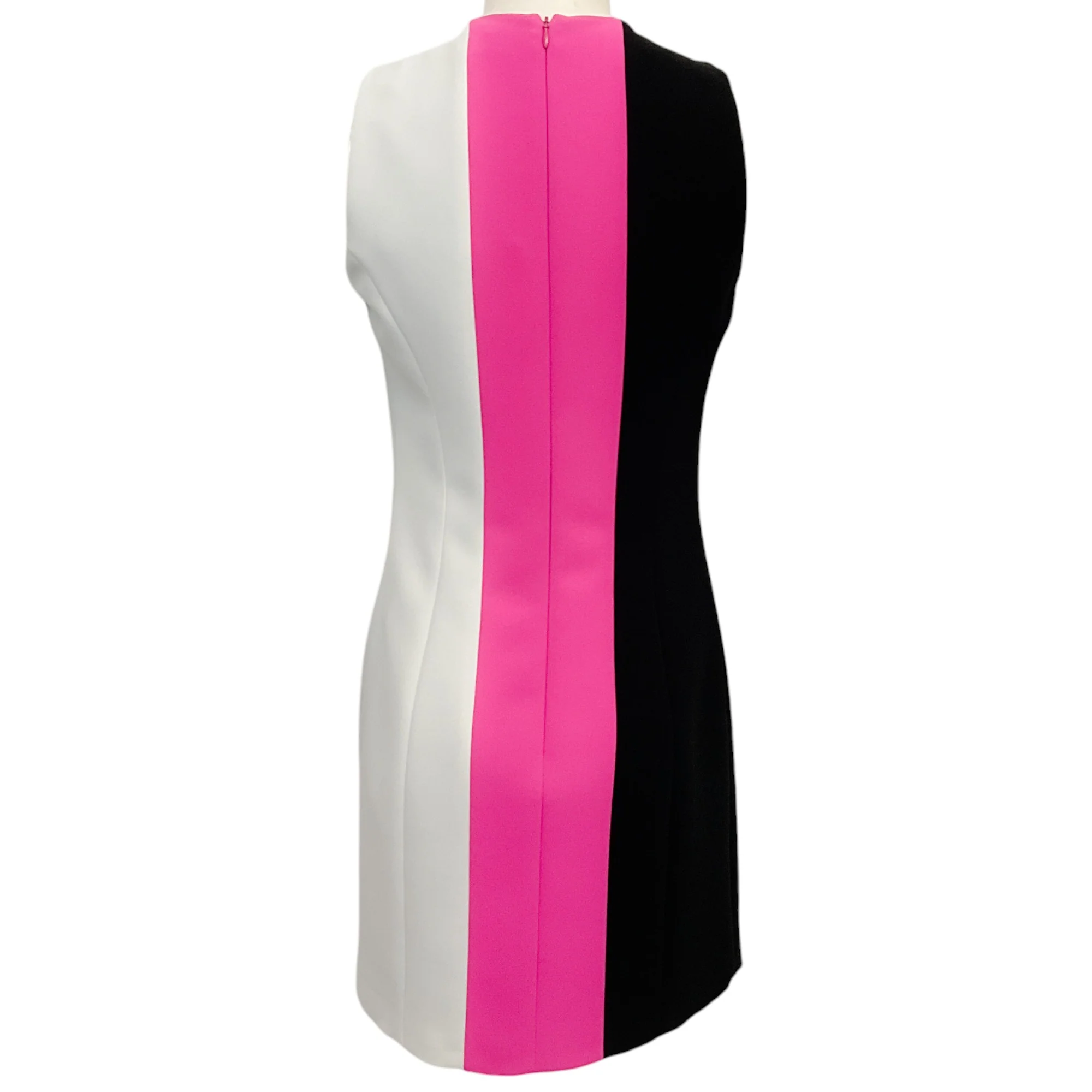 Barbara Bui Black / White / Pink Sleeveless Dress - Image 3