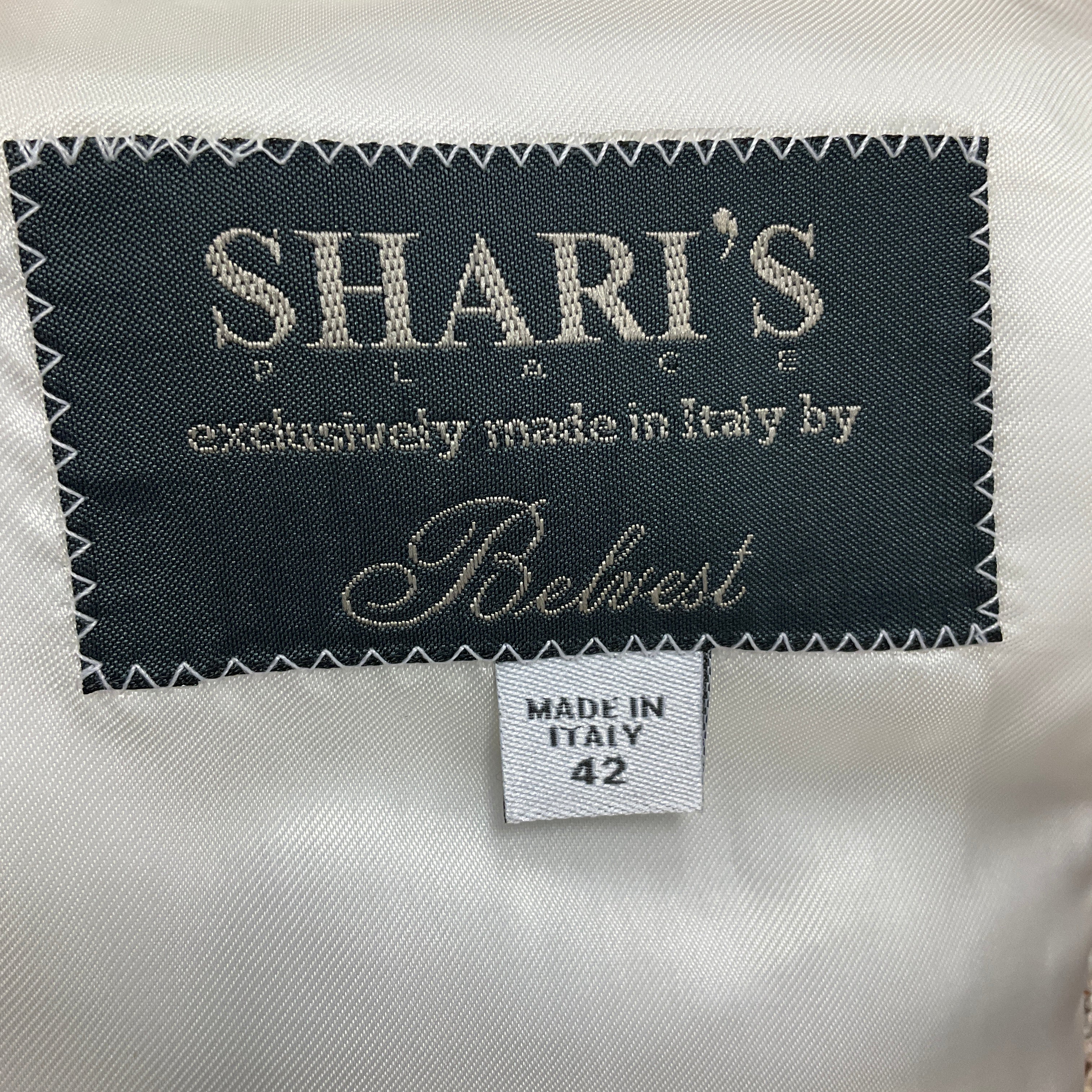 Belvest Ivory / Copper Metallic Tweed Blazer - Image 6