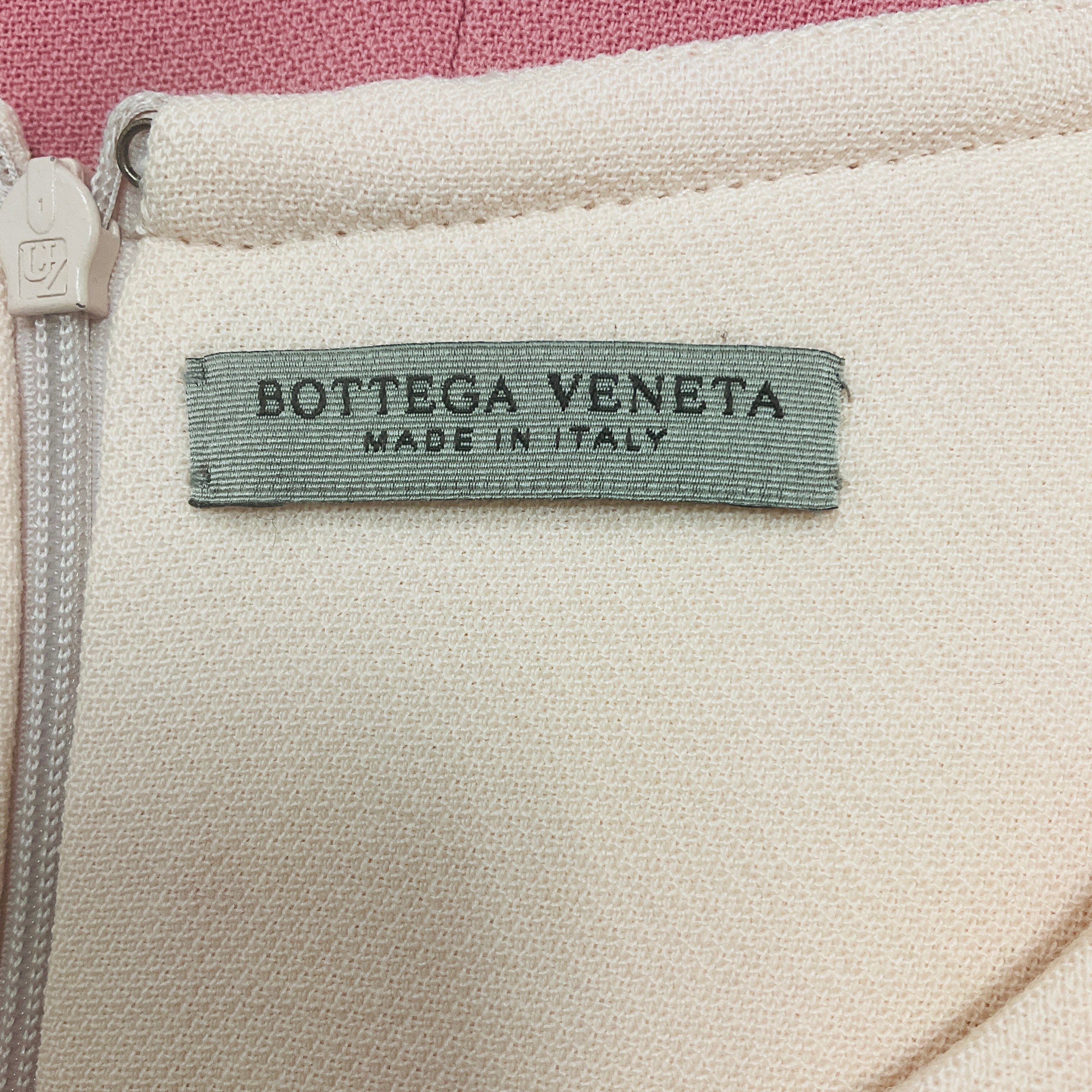 Bottega Veneta Pink Multi Sleeveless Colorblock Sheath Dress - Image 4