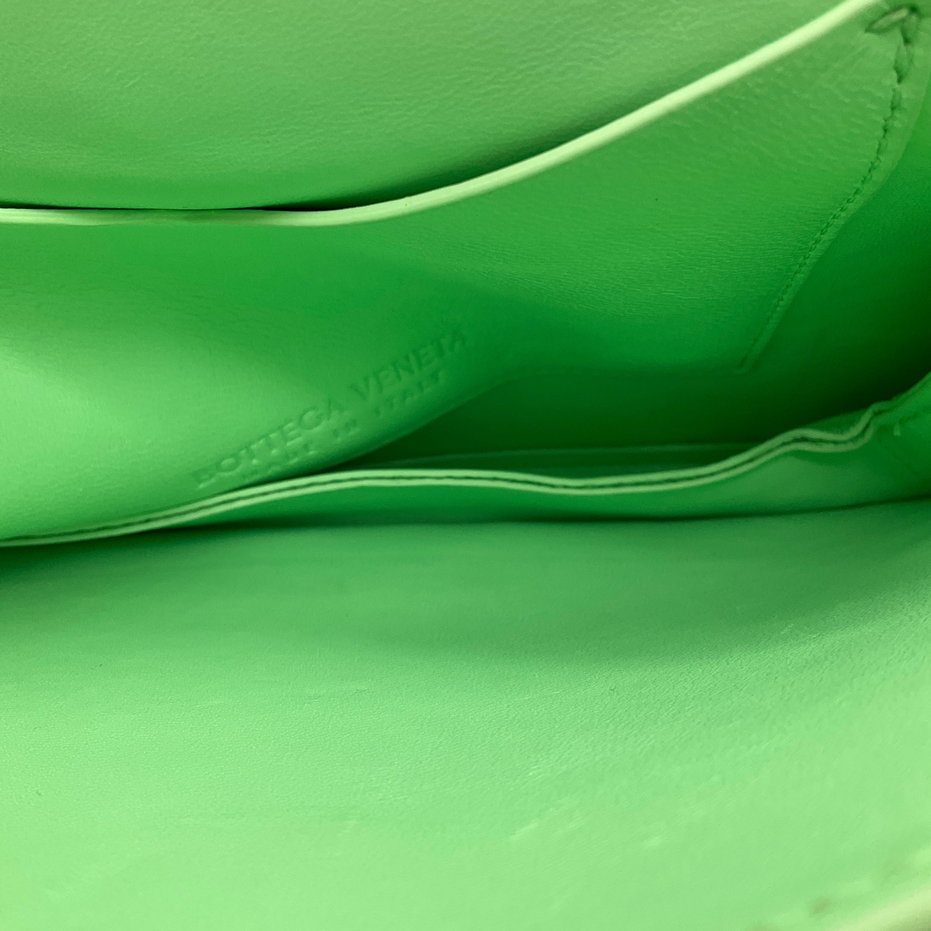 Bottega Veneta Wasabi Calfskin Mount Envelope Bag - Image 11