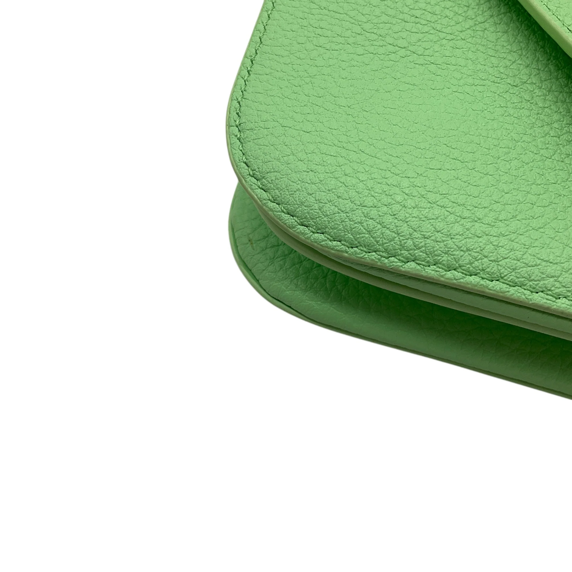 Bottega Veneta Wasabi Calfskin Mount Envelope Bag - Image 5