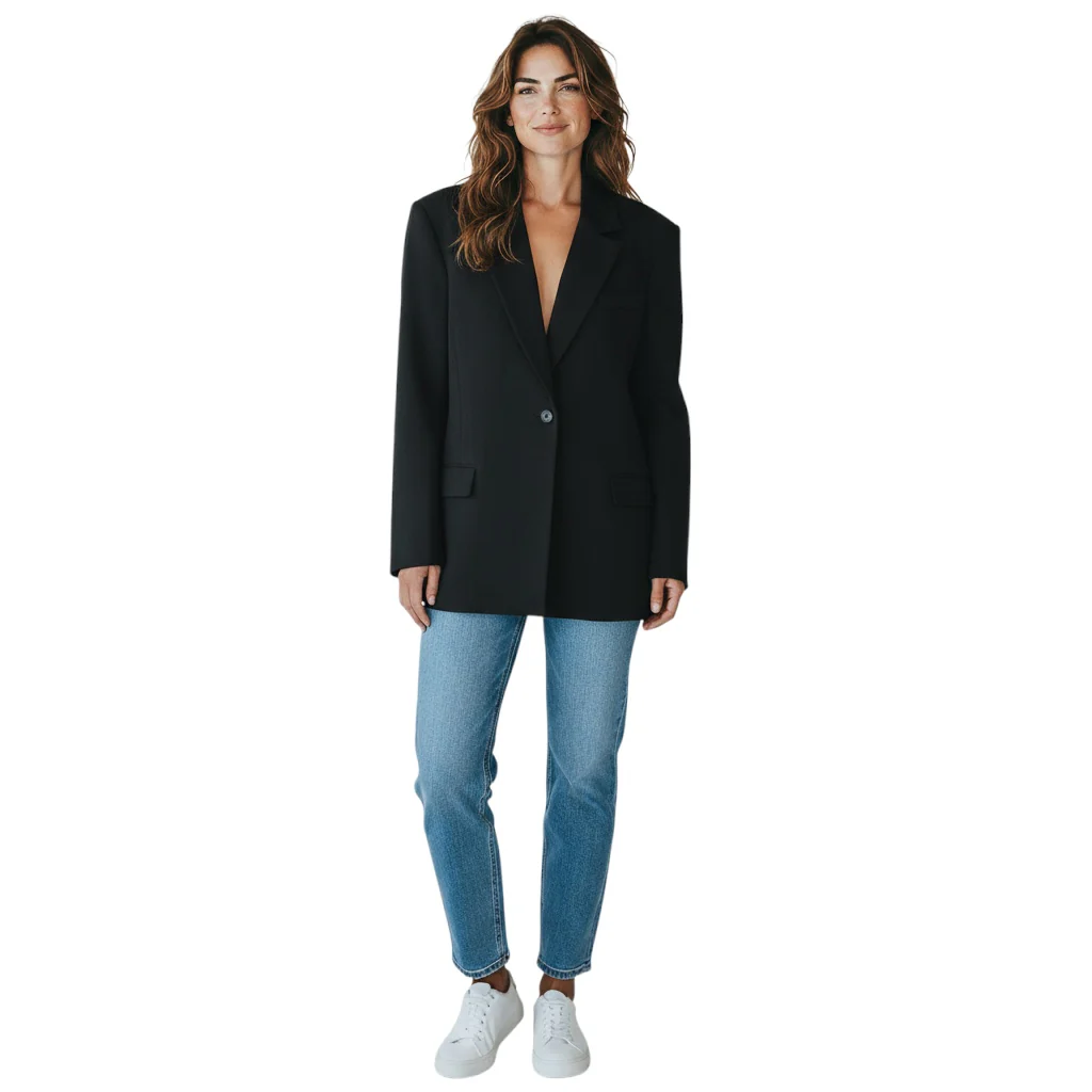 Brandon Maxwell Black Oversized Blazer - Image 7