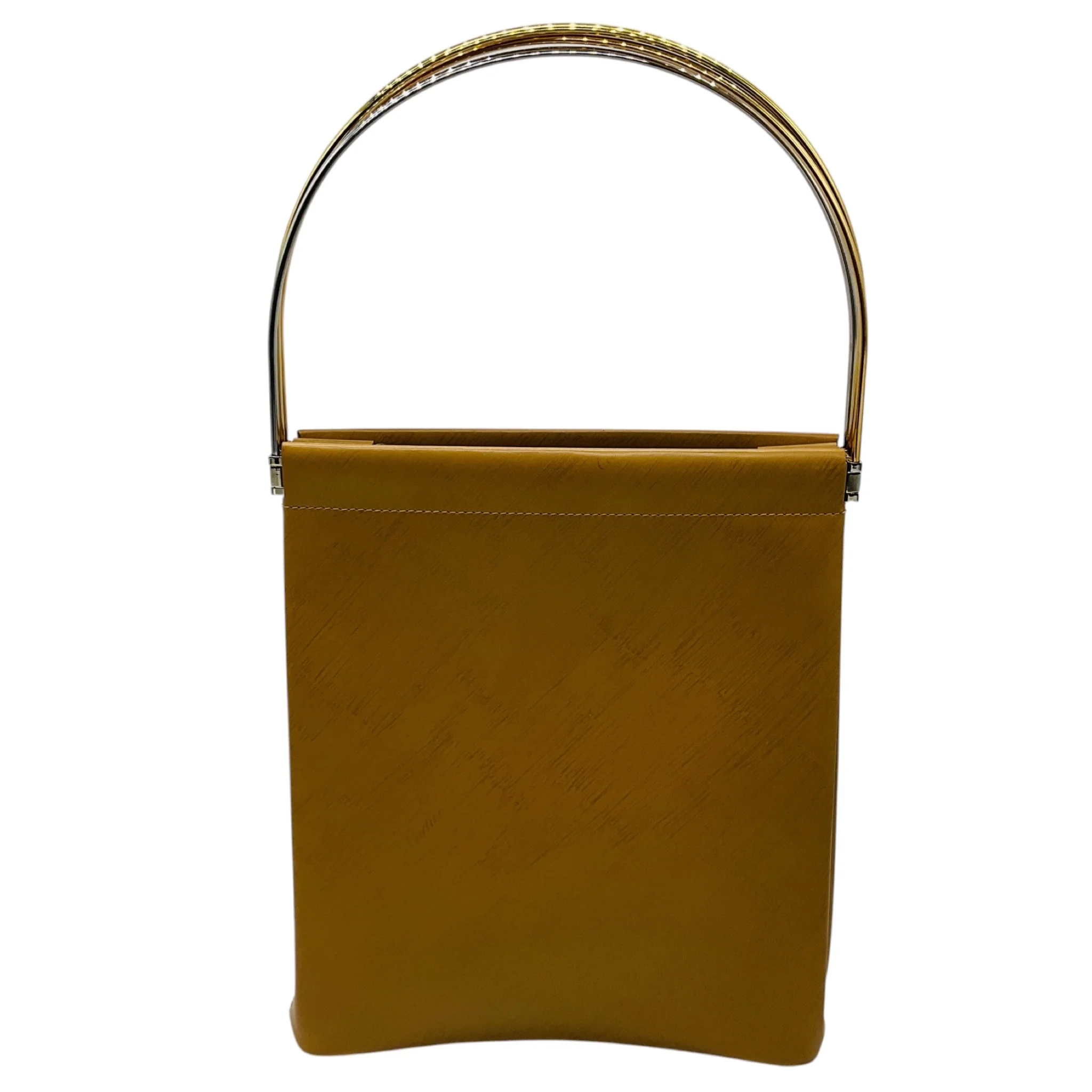 Cartier Tan Cowhide Leather Trinity Top Handle Handbag - Image 3