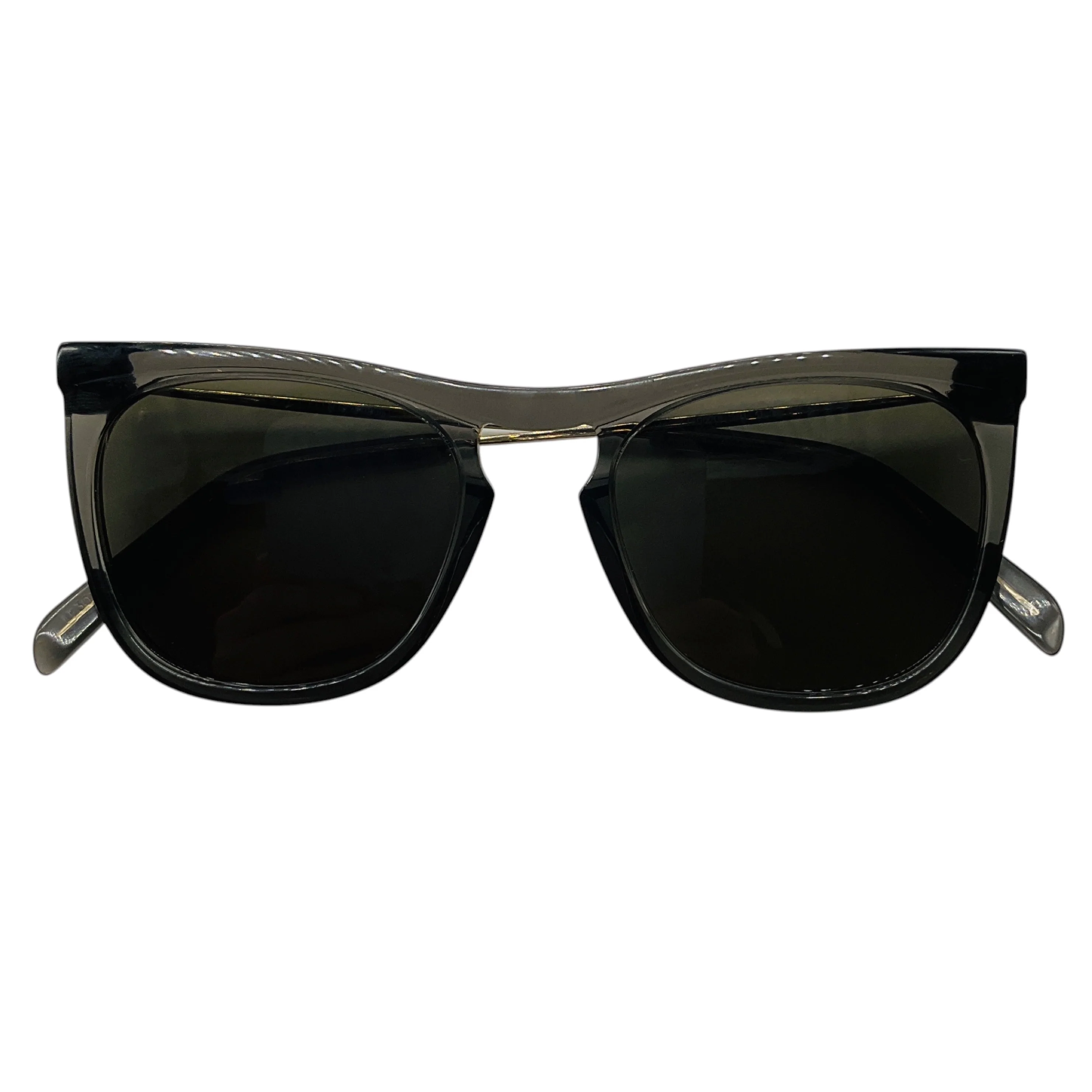 Celine Black / Gold Acetate and Metal Sunglasses