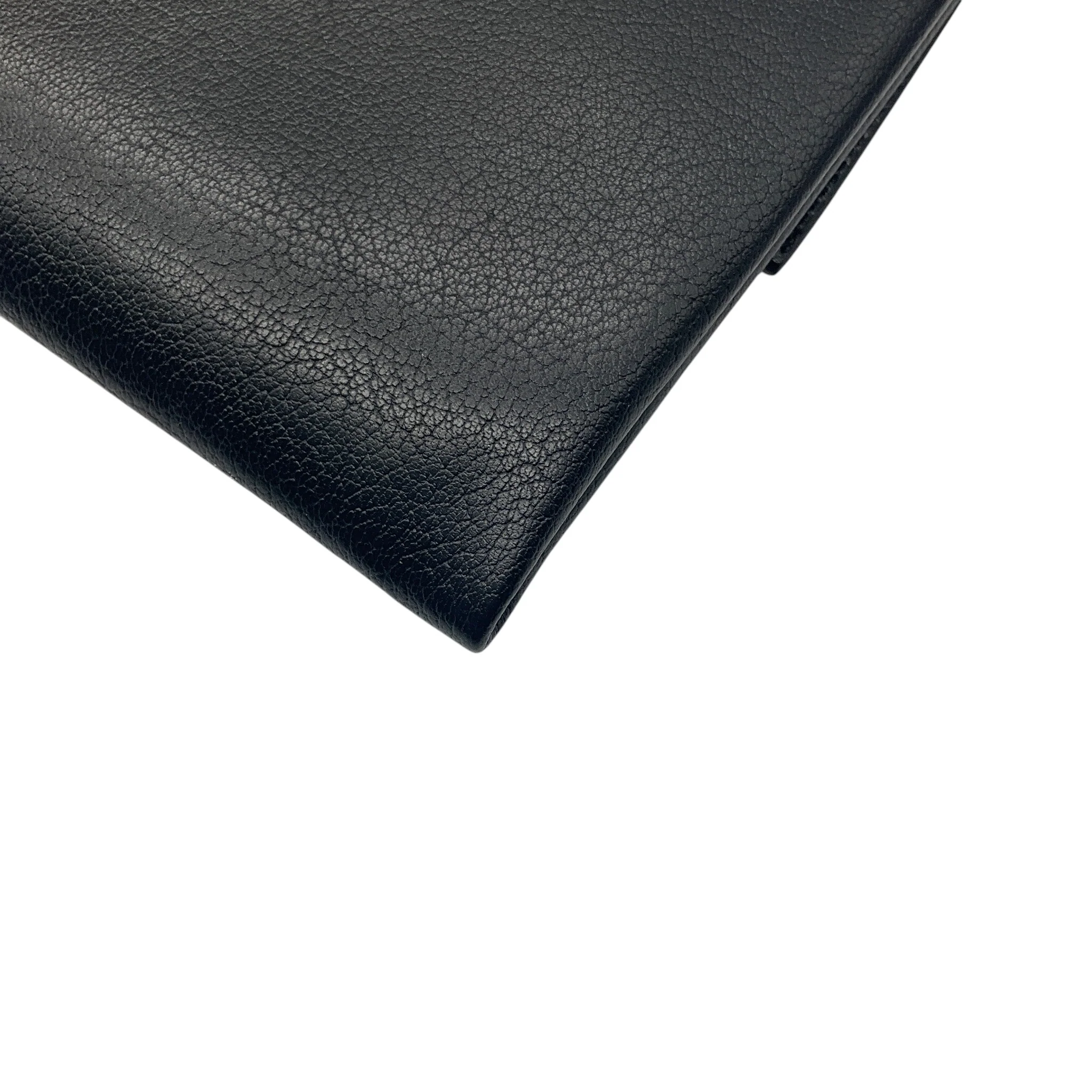 Celine Black Leather Folded Clutch - Image 13