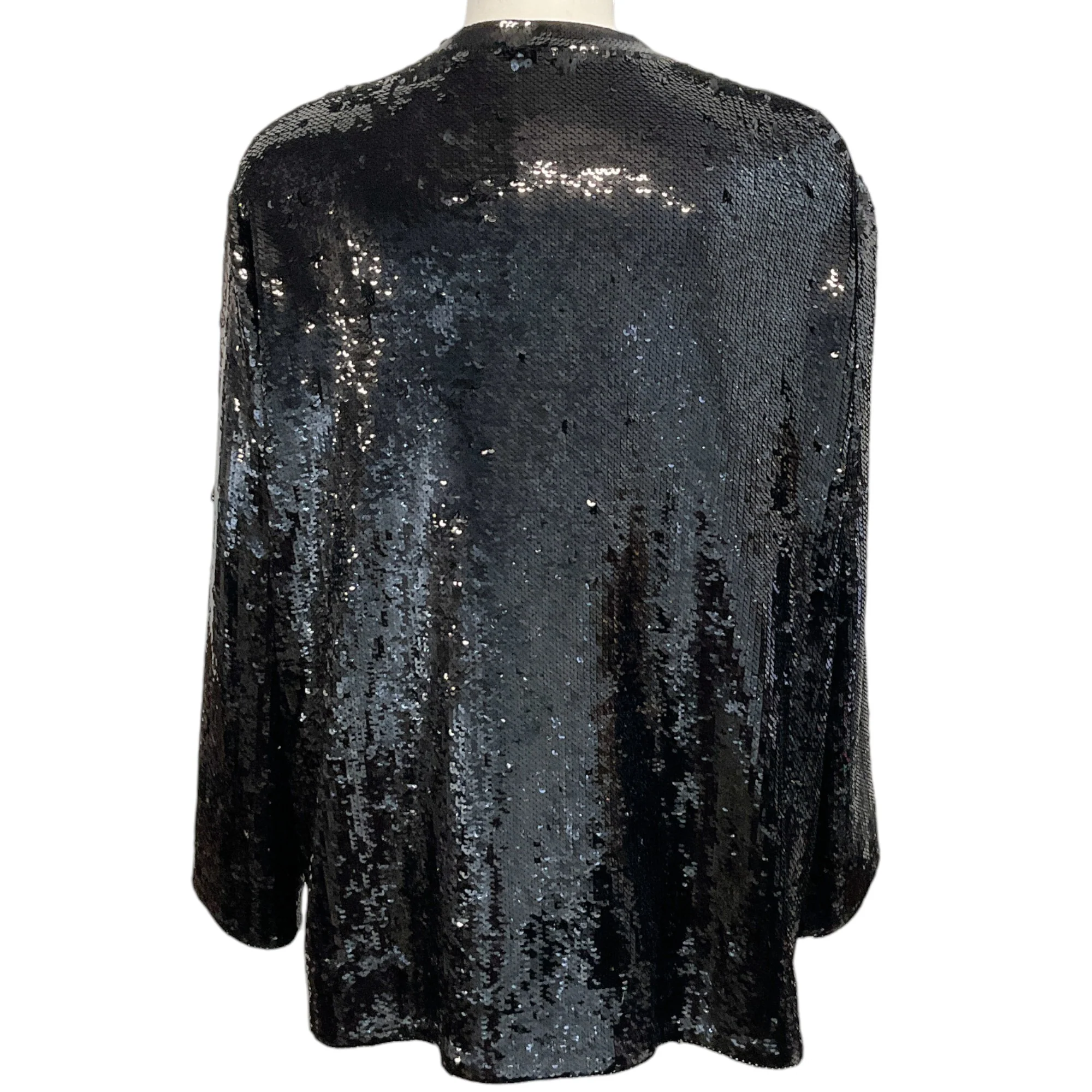 Celine Black Sequin Open Evening Jacket - Image 3