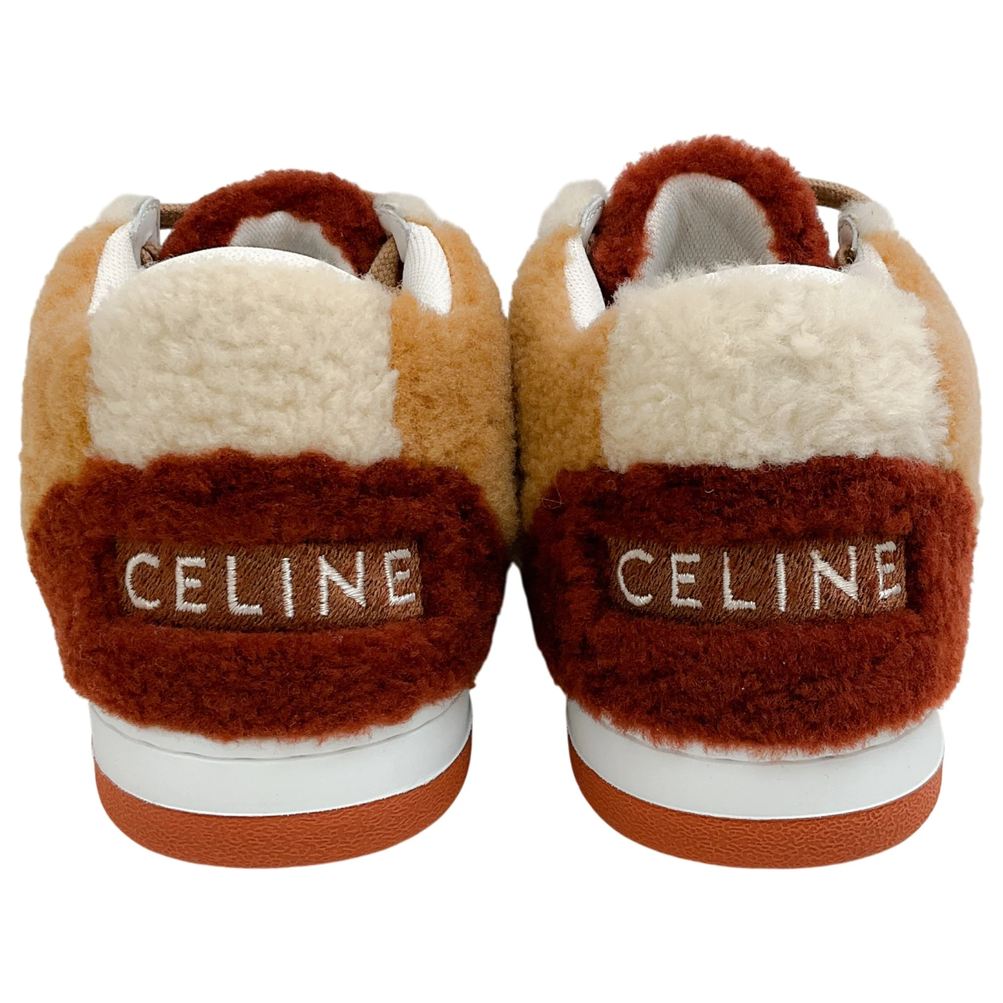 Celine Brown / Beige CT-02 Scratch Sneakers - Image 5