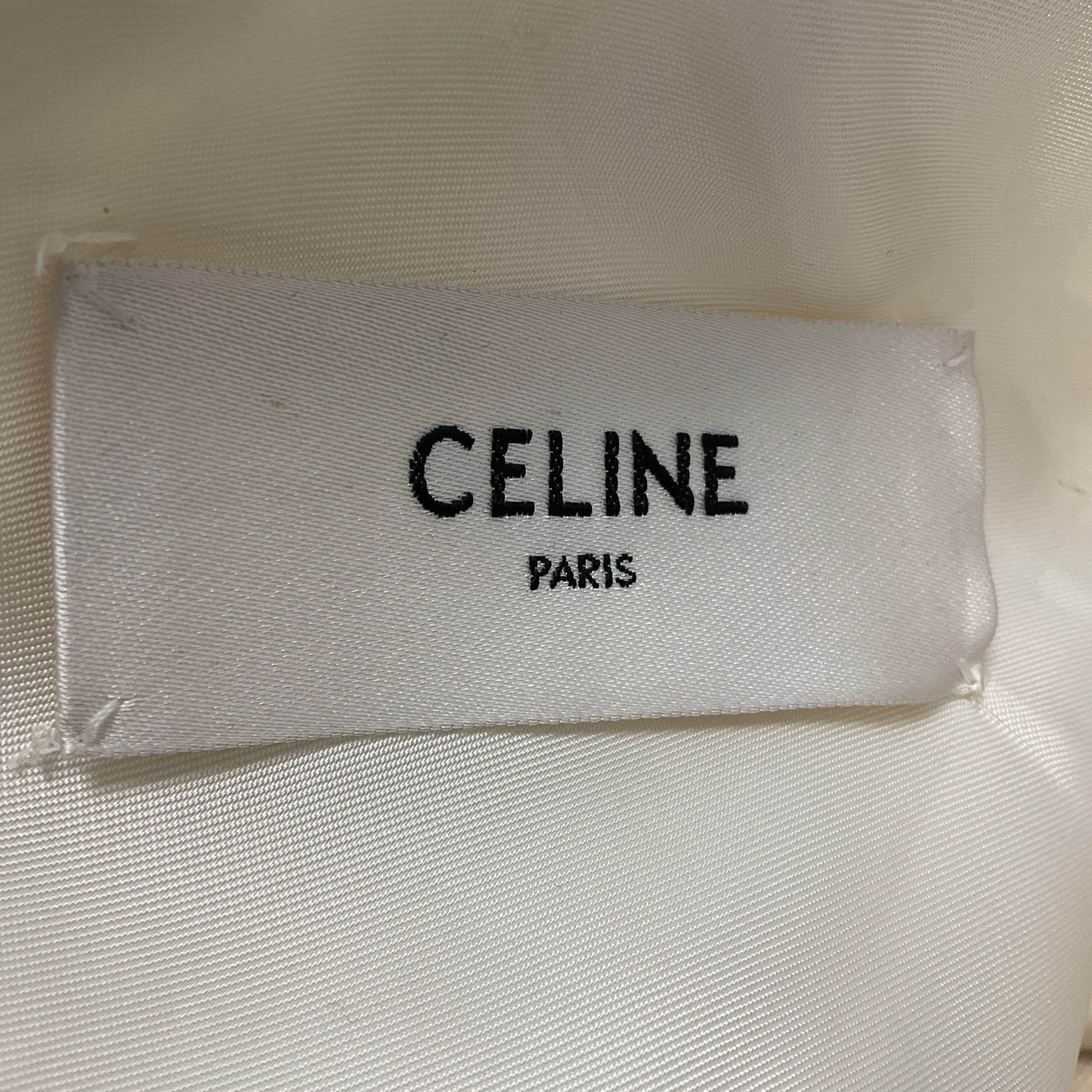 Celine Ivory / Silver Bead Embellished Sleeveless Wool Shift Dress - Image 6