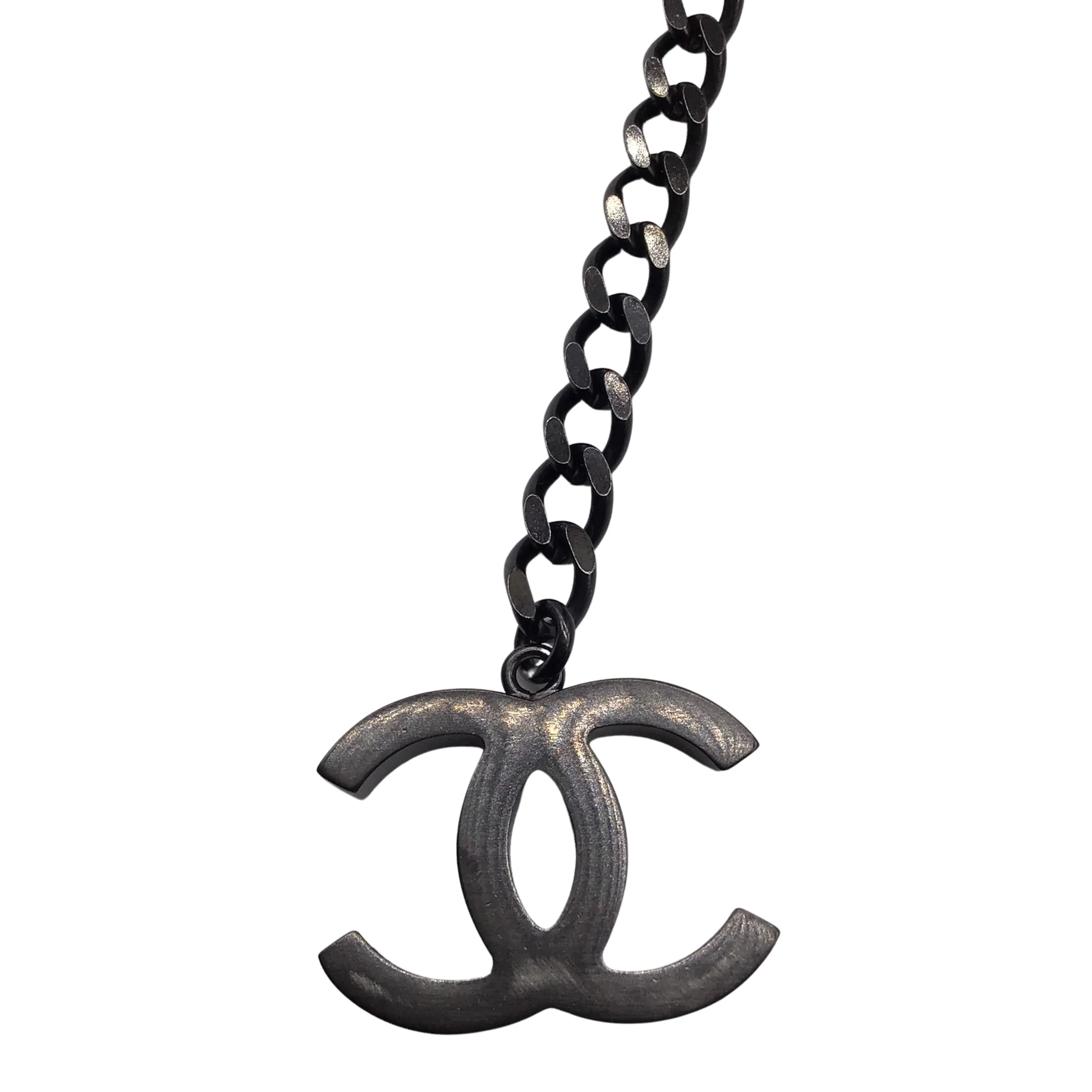 Chanel 2014 Multi Strand Fringe Chain Necklace - Image 3
