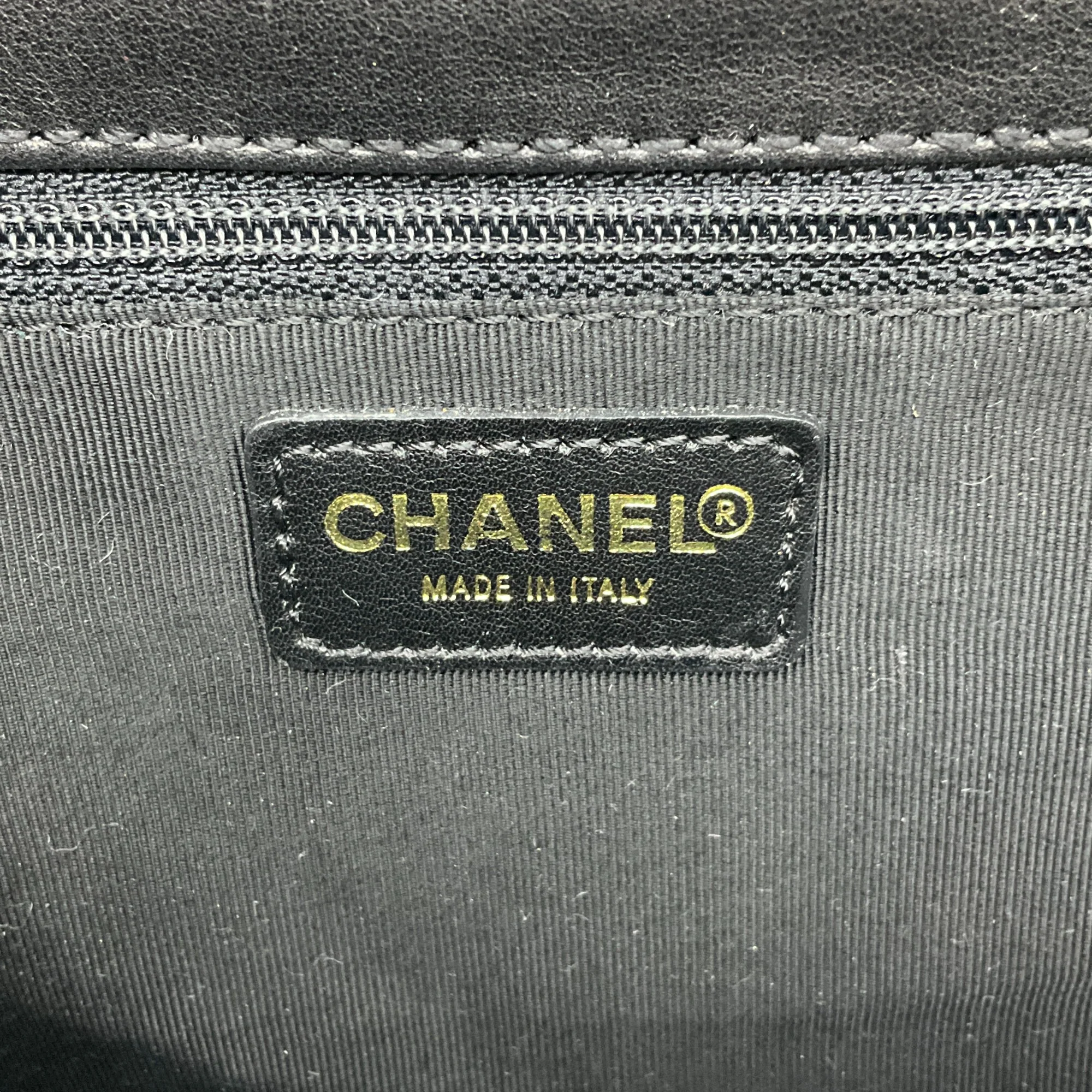 Chanel Beige / Black Mademoiselle Single Flap Bag - Image 10