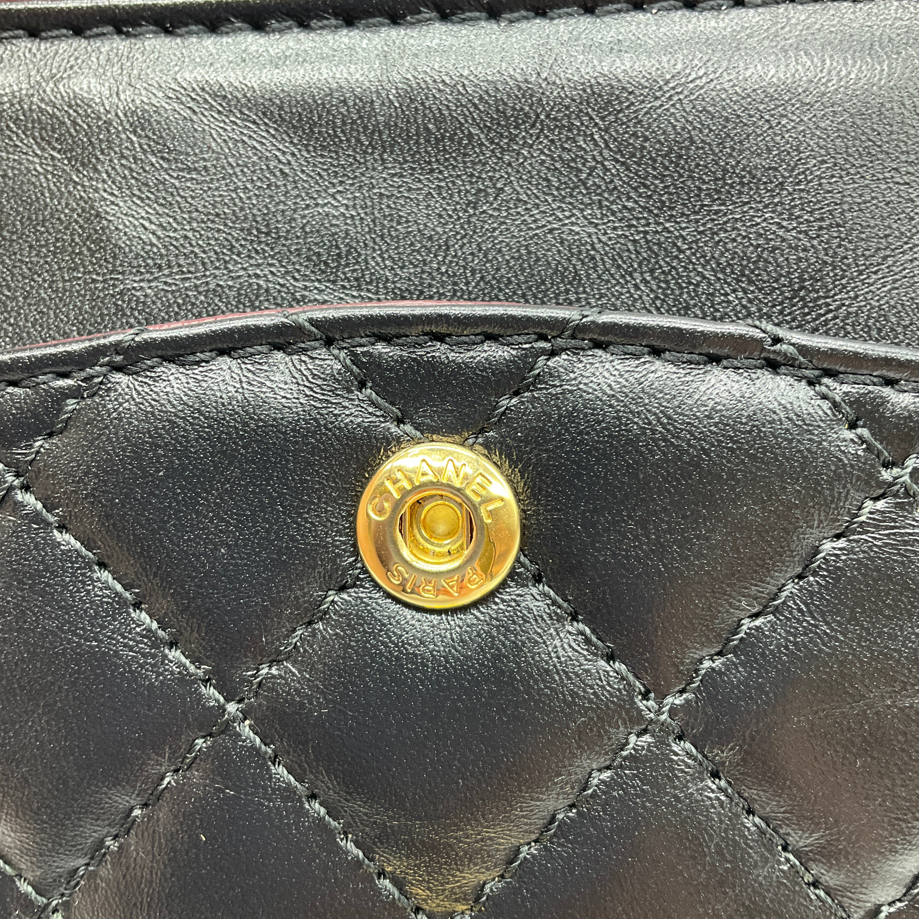 Chanel Black Quilted Aged Calfskin Leather Limited Edition Lucky Charms 2.55 Reissue Flap Bag - Image 12