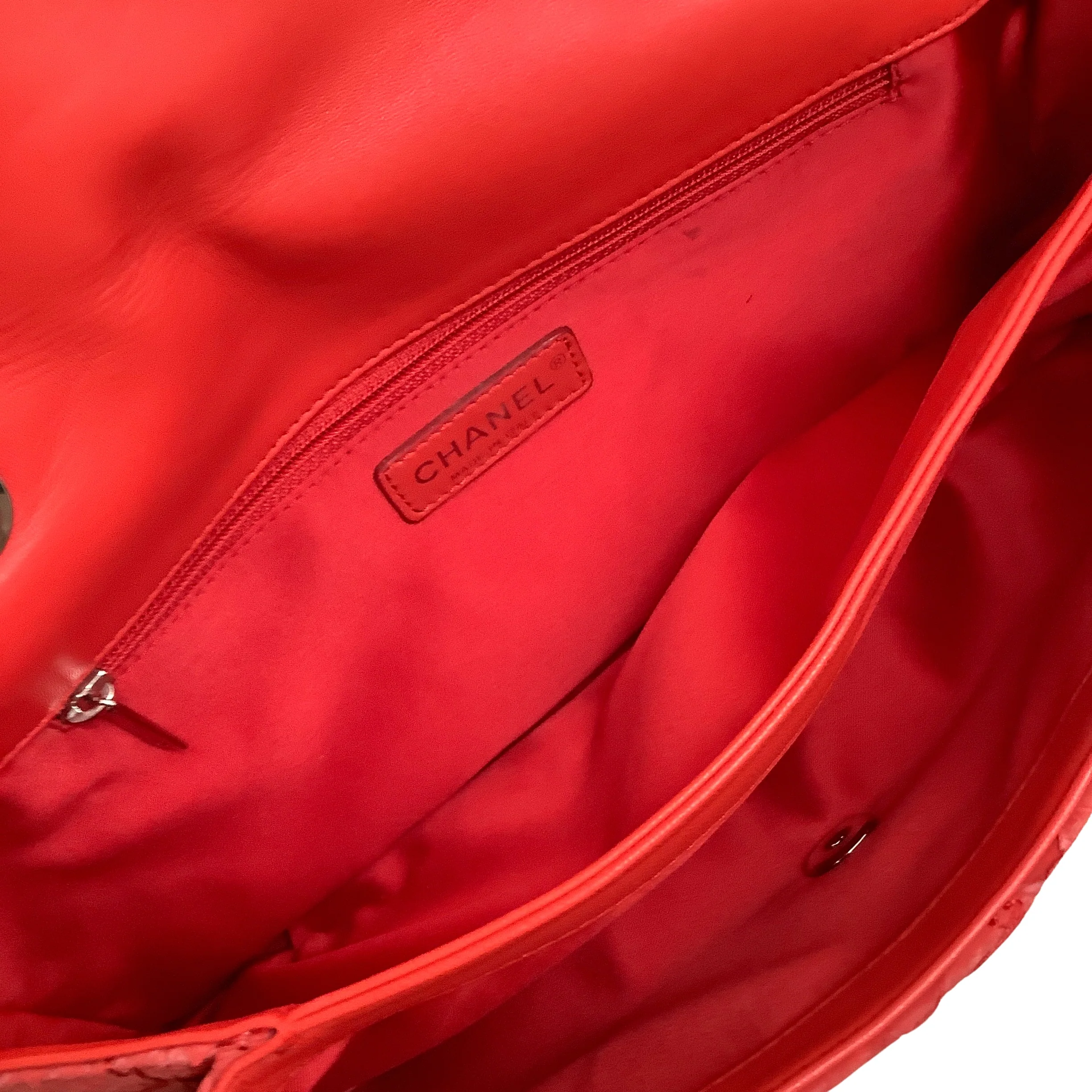 Chanel Coral Python Ultimate Stitch Bag - Image 13