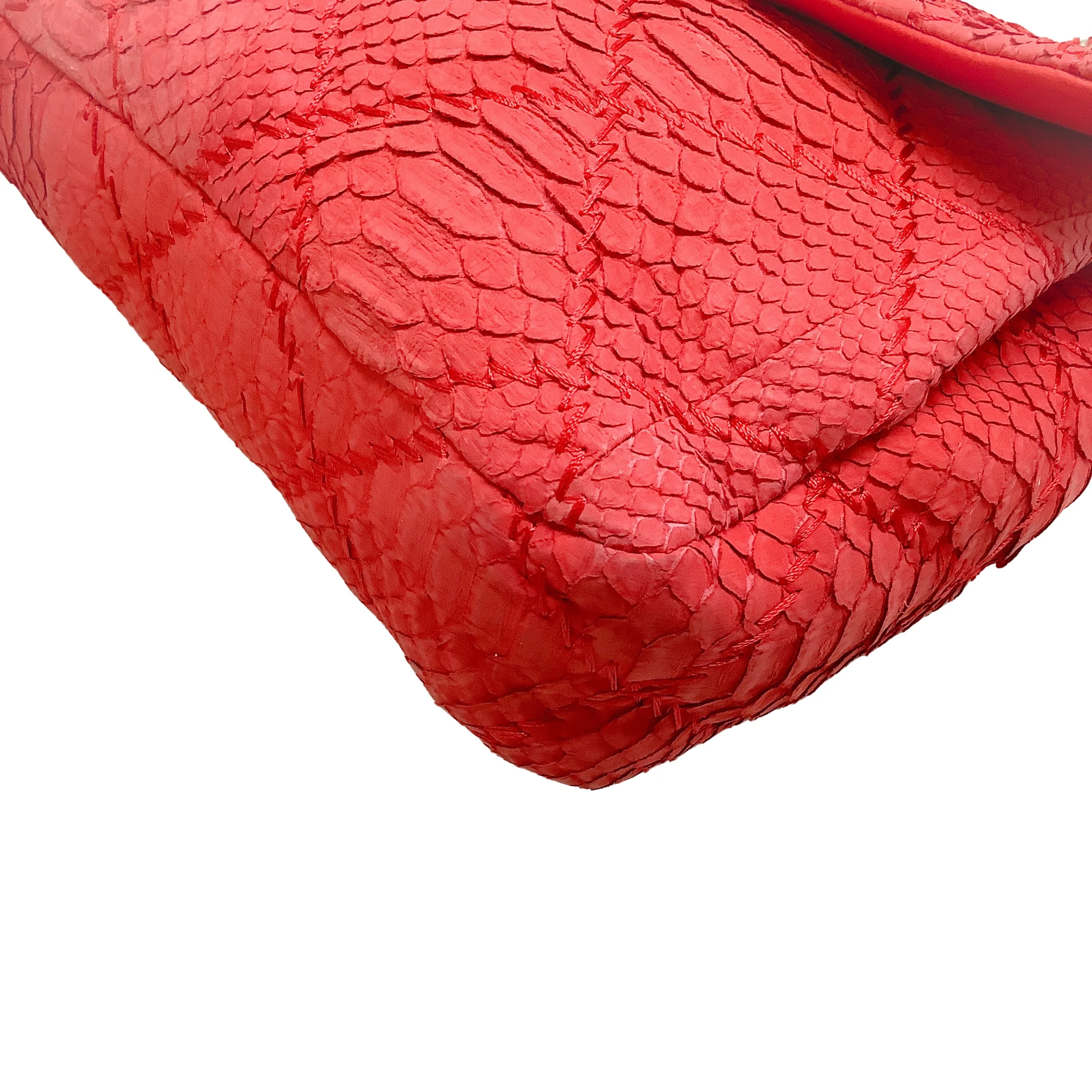 Chanel Coral Python Ultimate Stitch Bag - Image 5