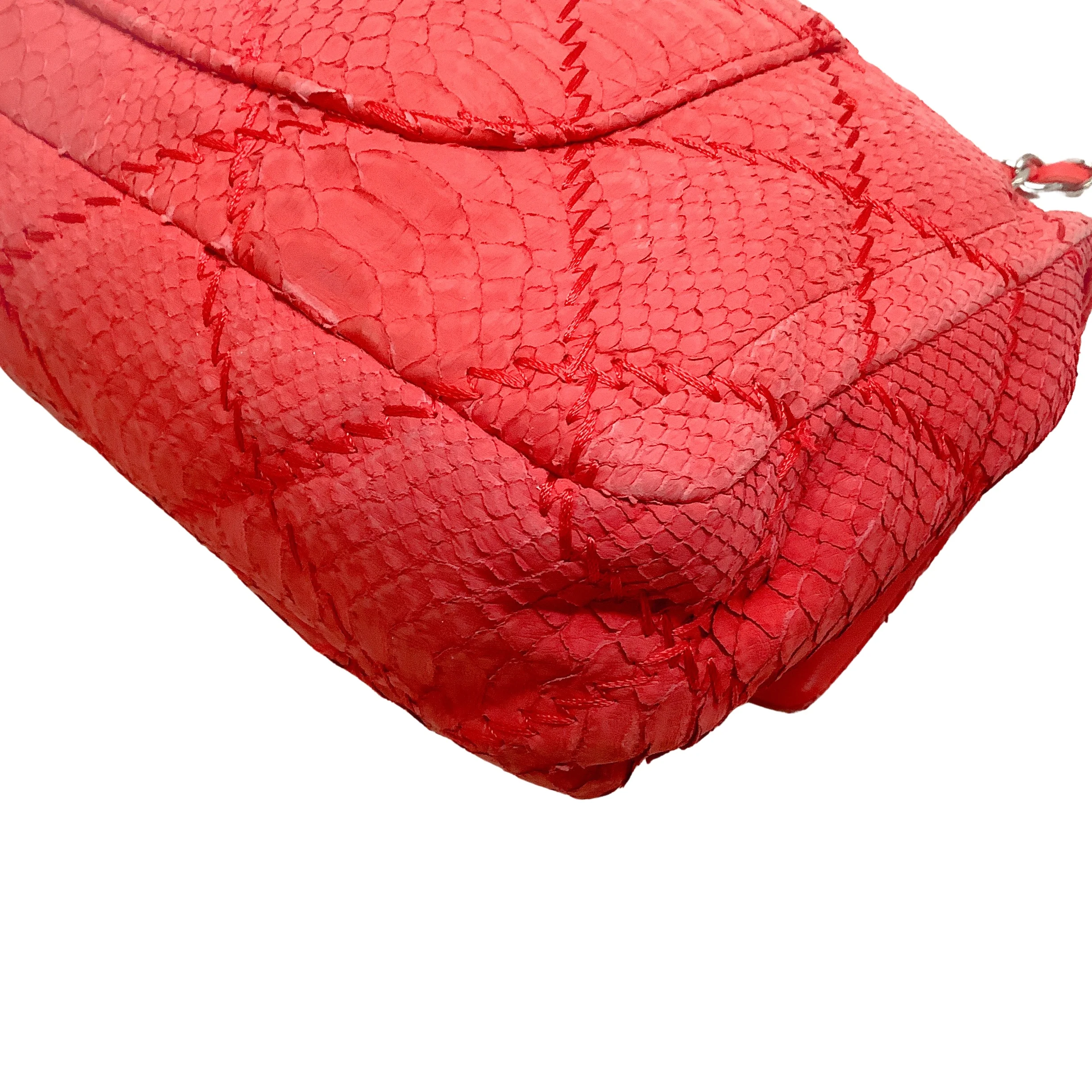 Chanel Coral Python Ultimate Stitch Bag - Image 7