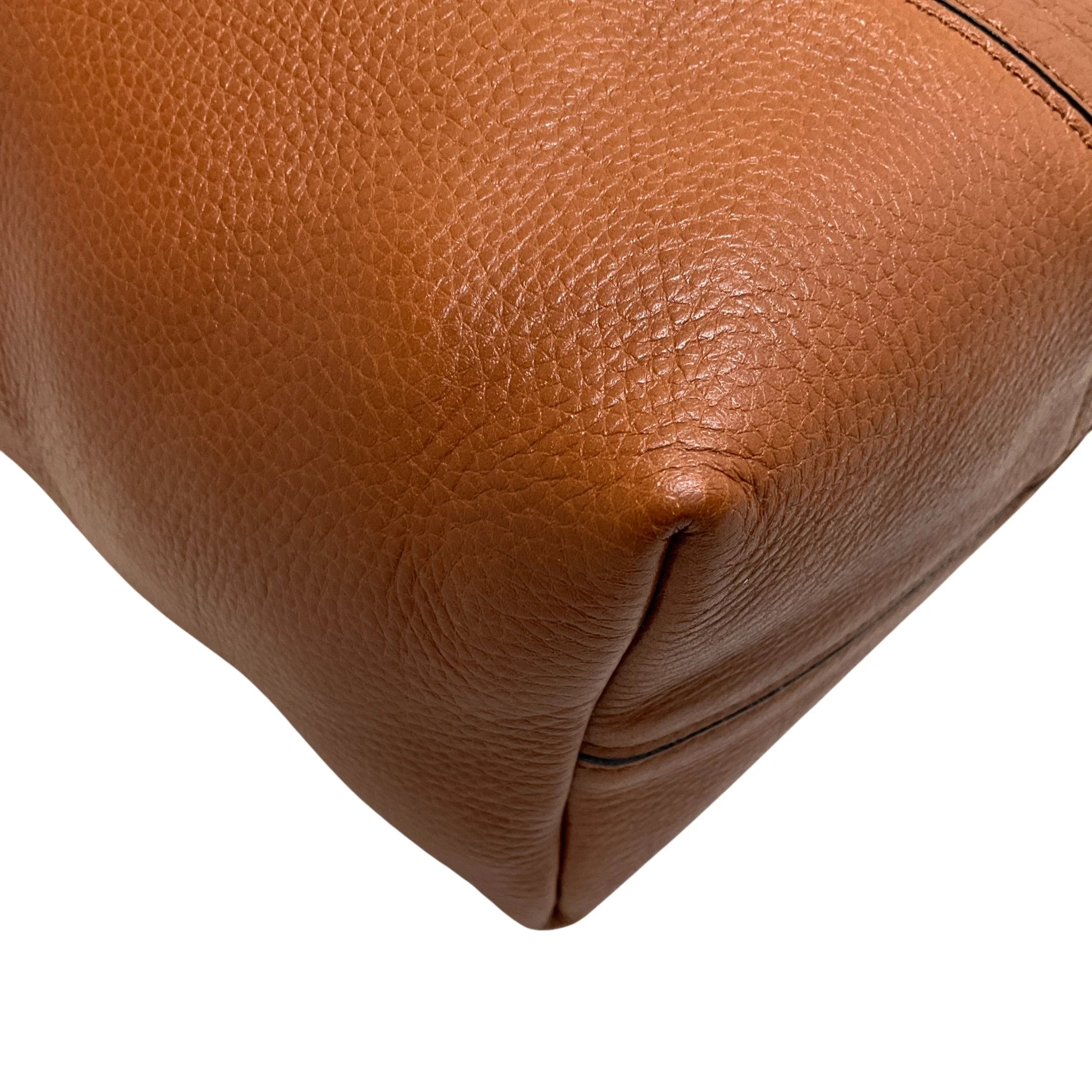 Chloe Clay Brown Spin Medium Tote Bag - Image 6