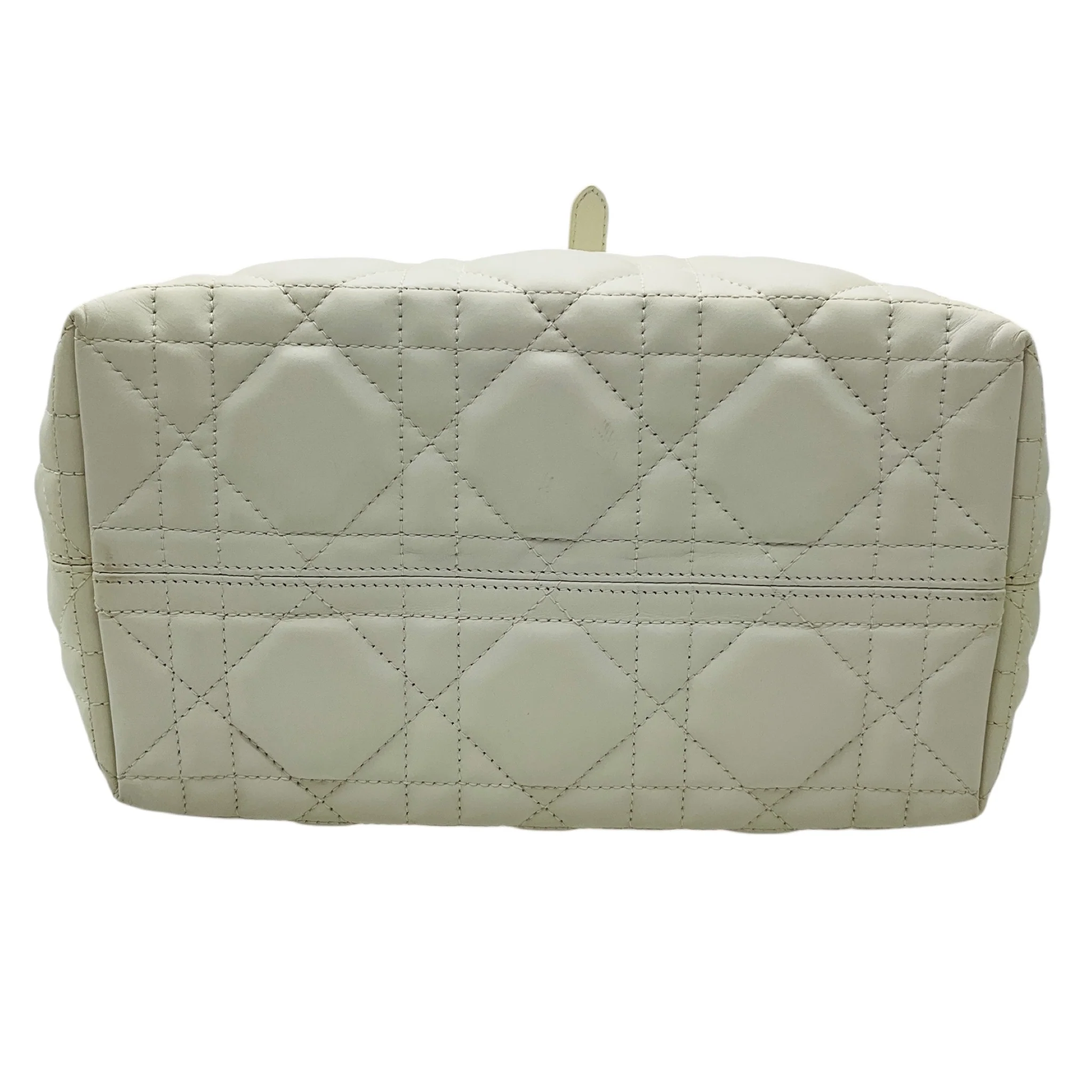 Christian Dior Latte Macrocannage Calfskin Small Dior Toujours Bag - Image 4