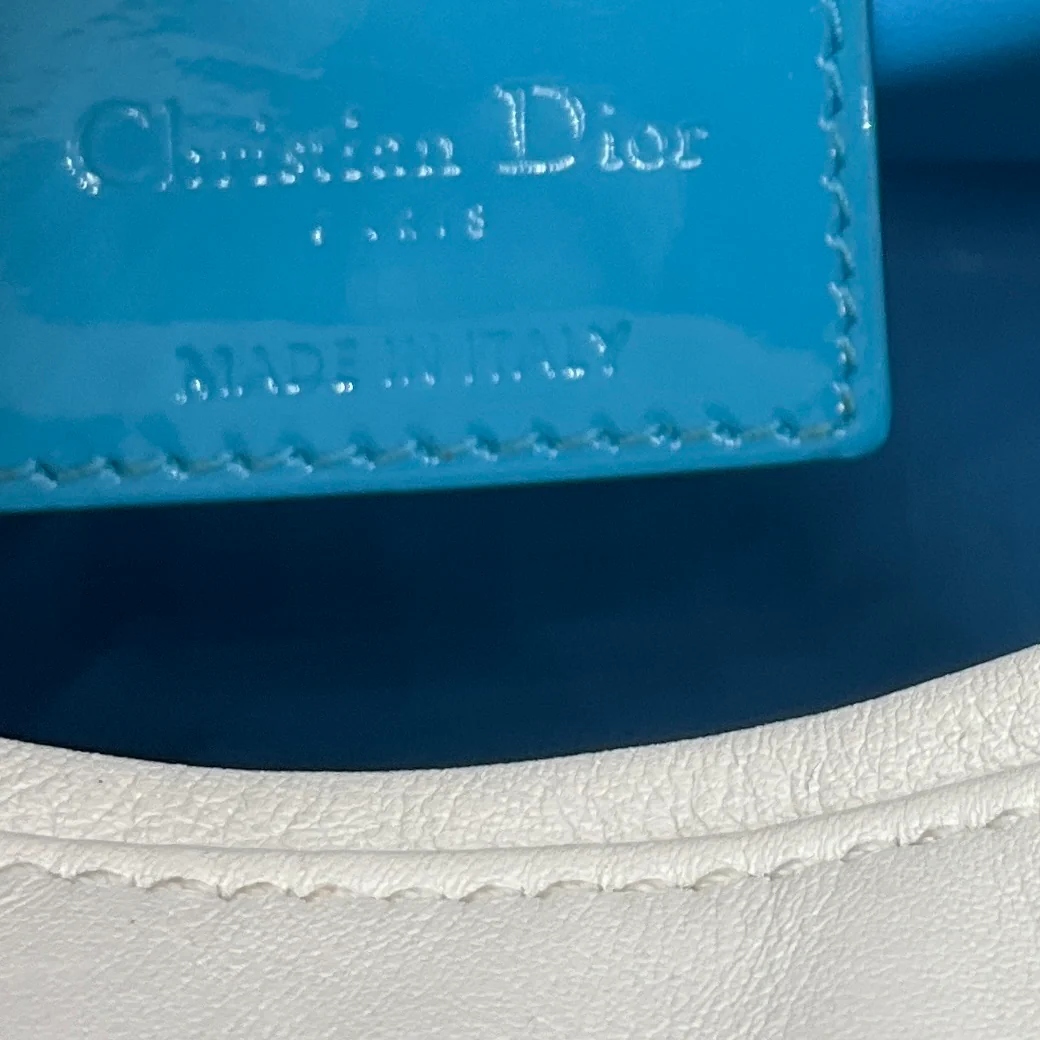 Christian Dior White Multicolor Animals Embroidered Smooth Calfskin Medium Lady Dior Bag - Image 7