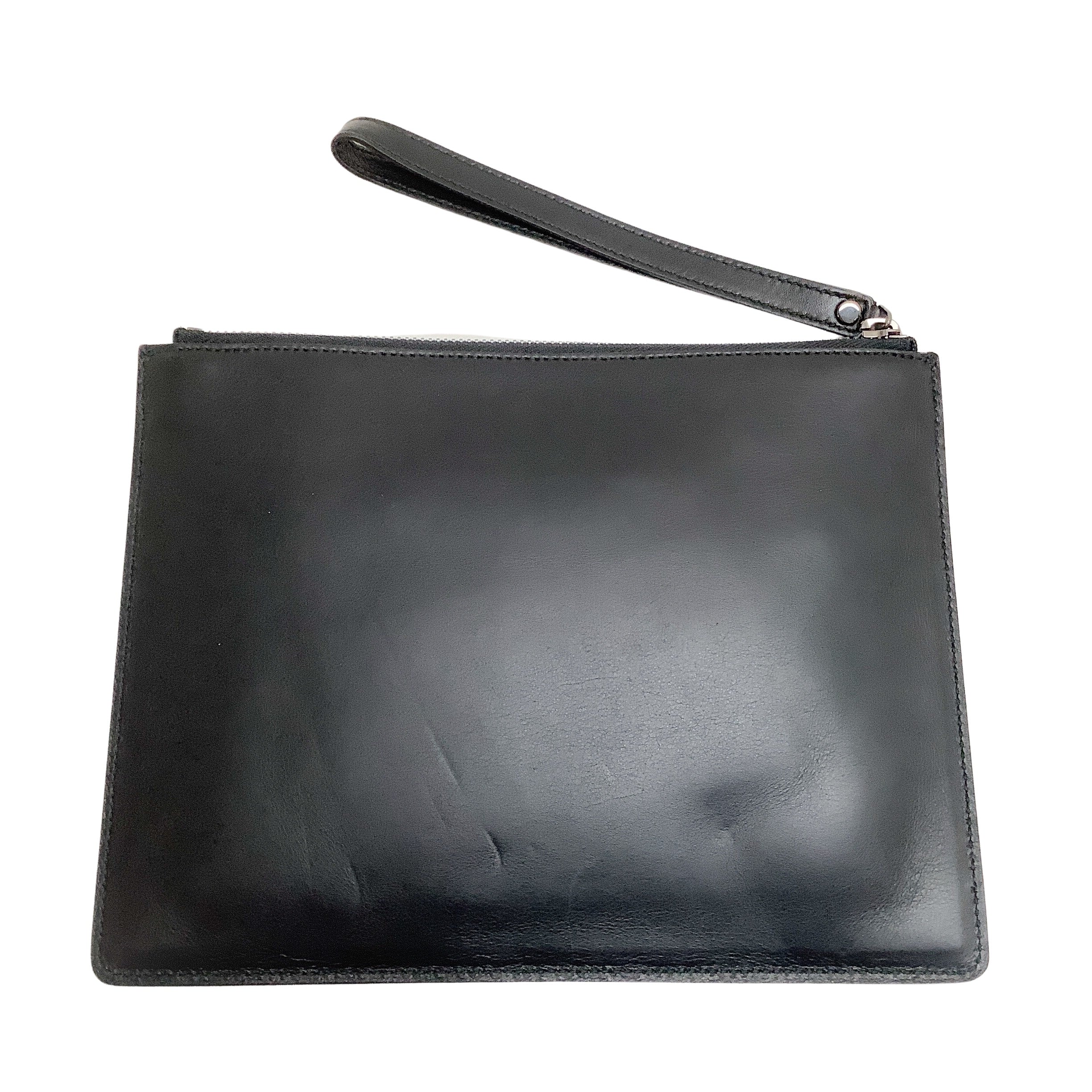 Christopher Kane Black Red Wristlet with Iridescent Heart - Image 2