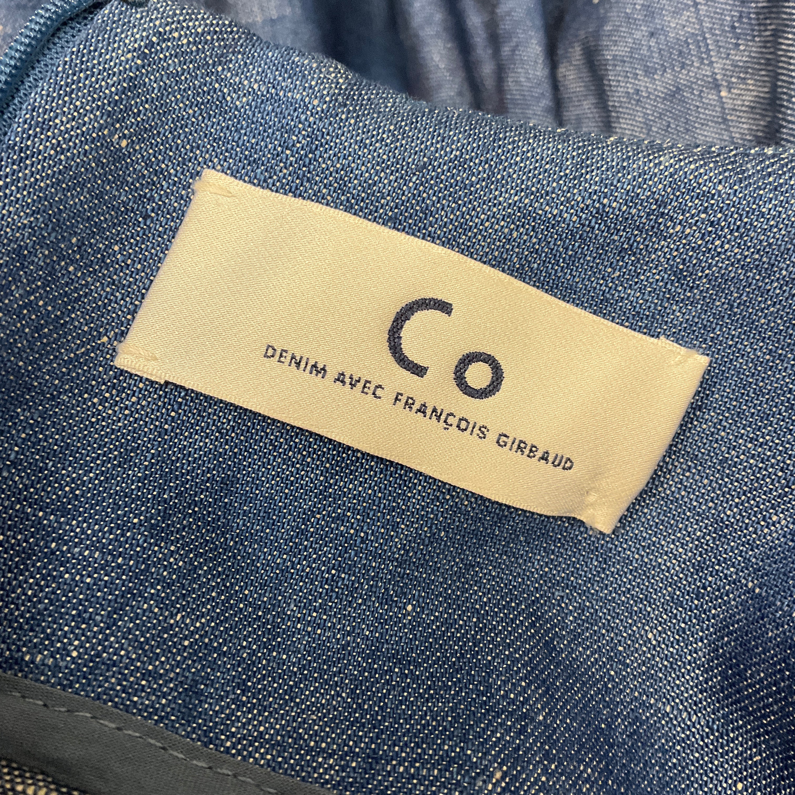 Co x Francois Girbaud Blue Sleeveless Chambray Dress - Image 4