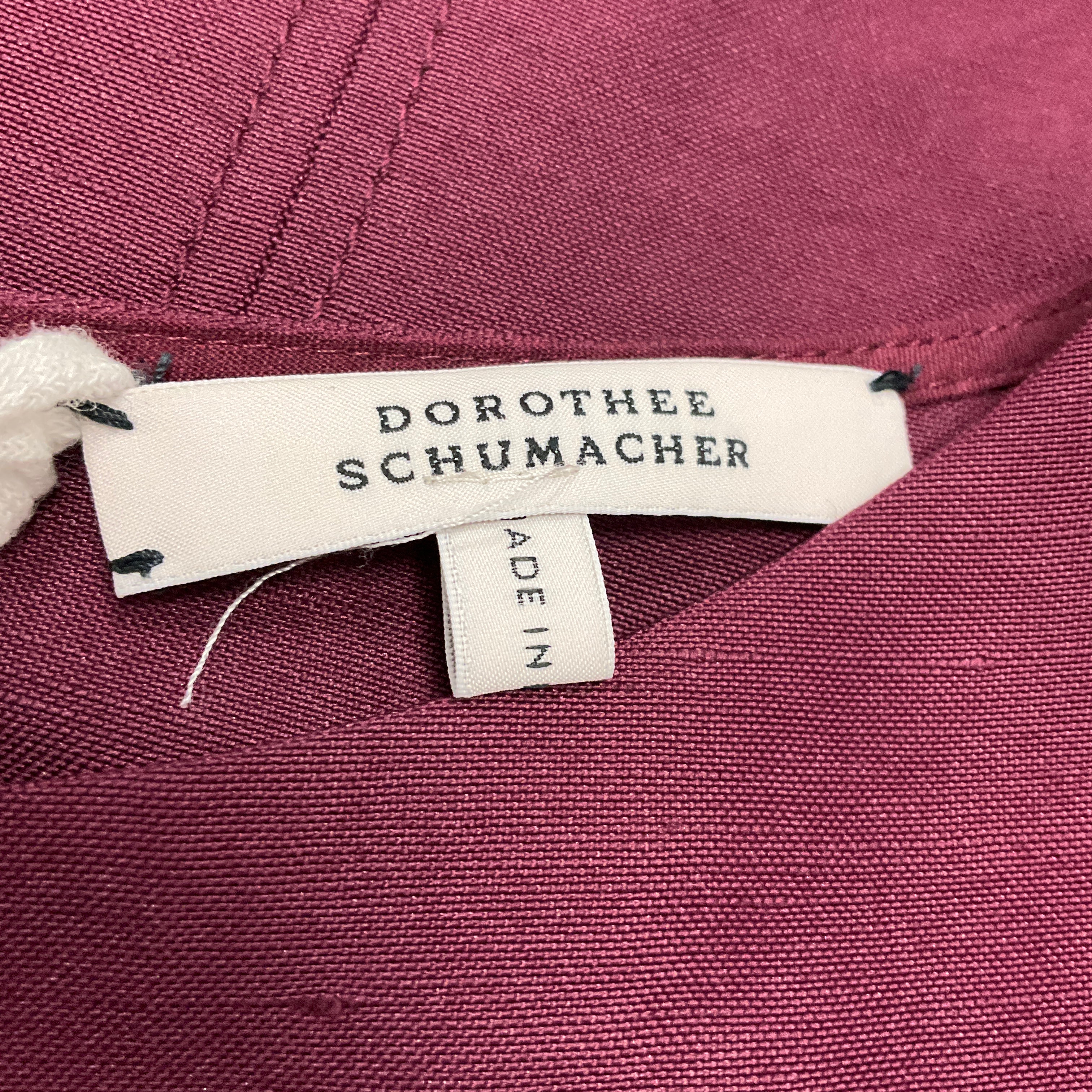 Dorothee Schumacher Burgundy Summer Cruise Dress - Image 4