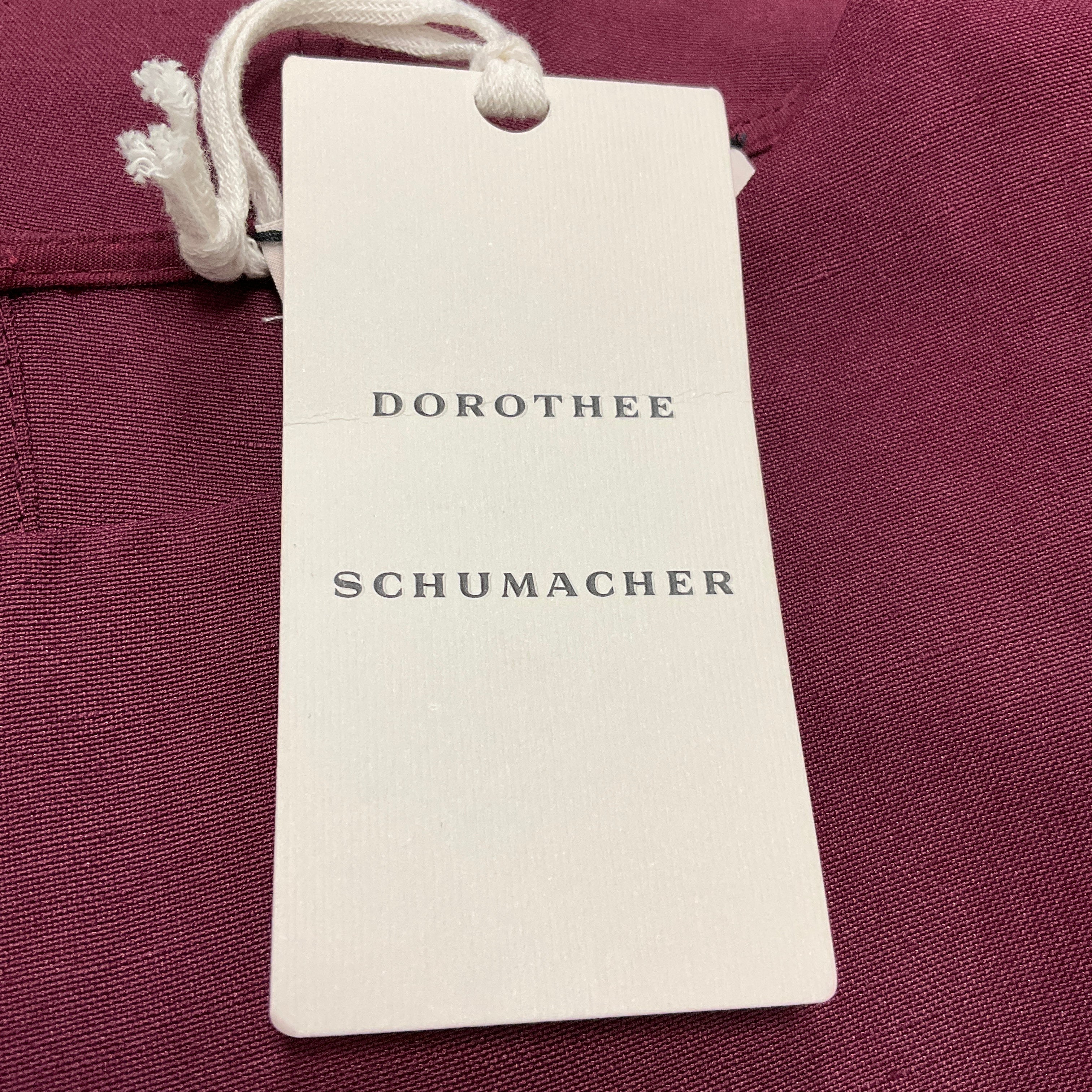 Dorothee Schumacher Burgundy Summer Cruise Dress - Image 6