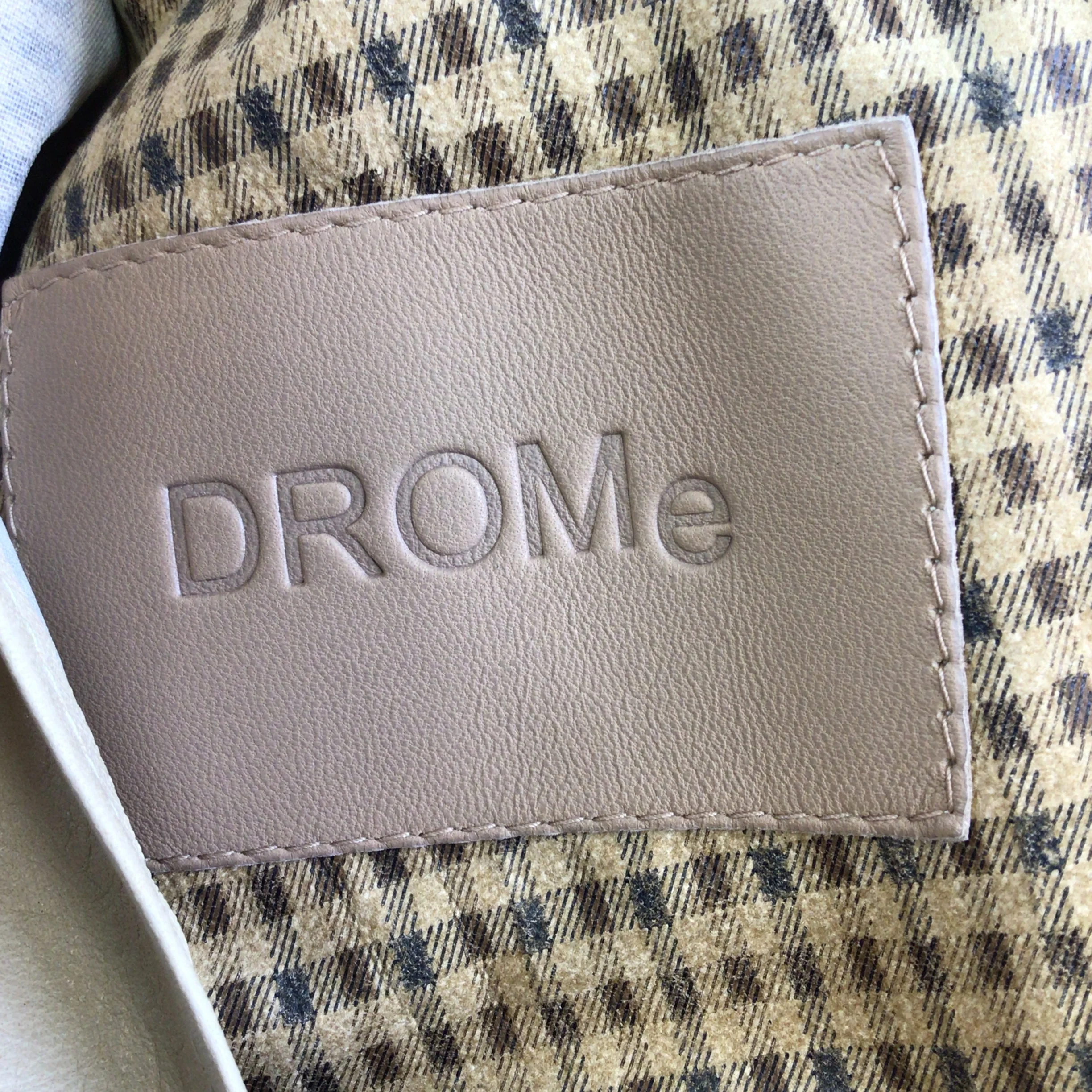 Drome Ivory Lambskin Leather Jacket - Image 4