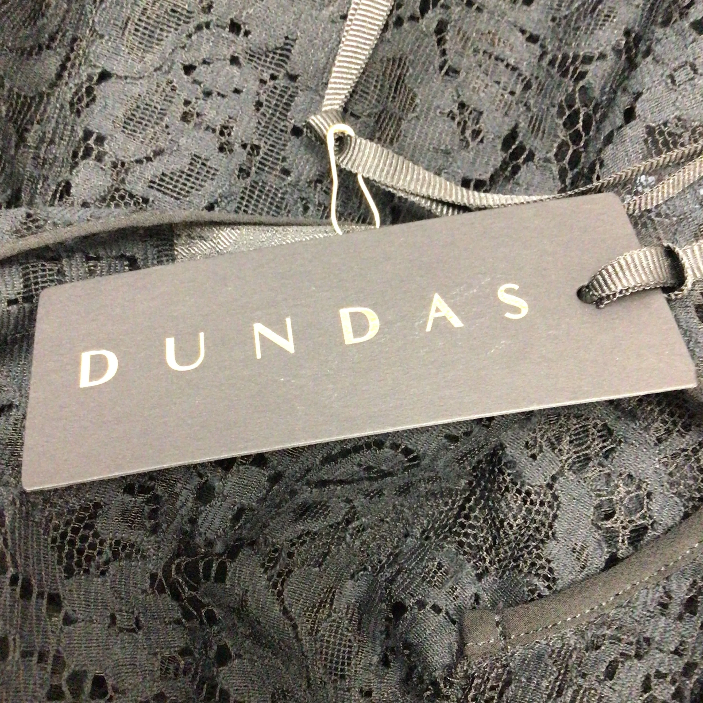 Dundas Black Long Sleeved Lace Blouse - Image 5