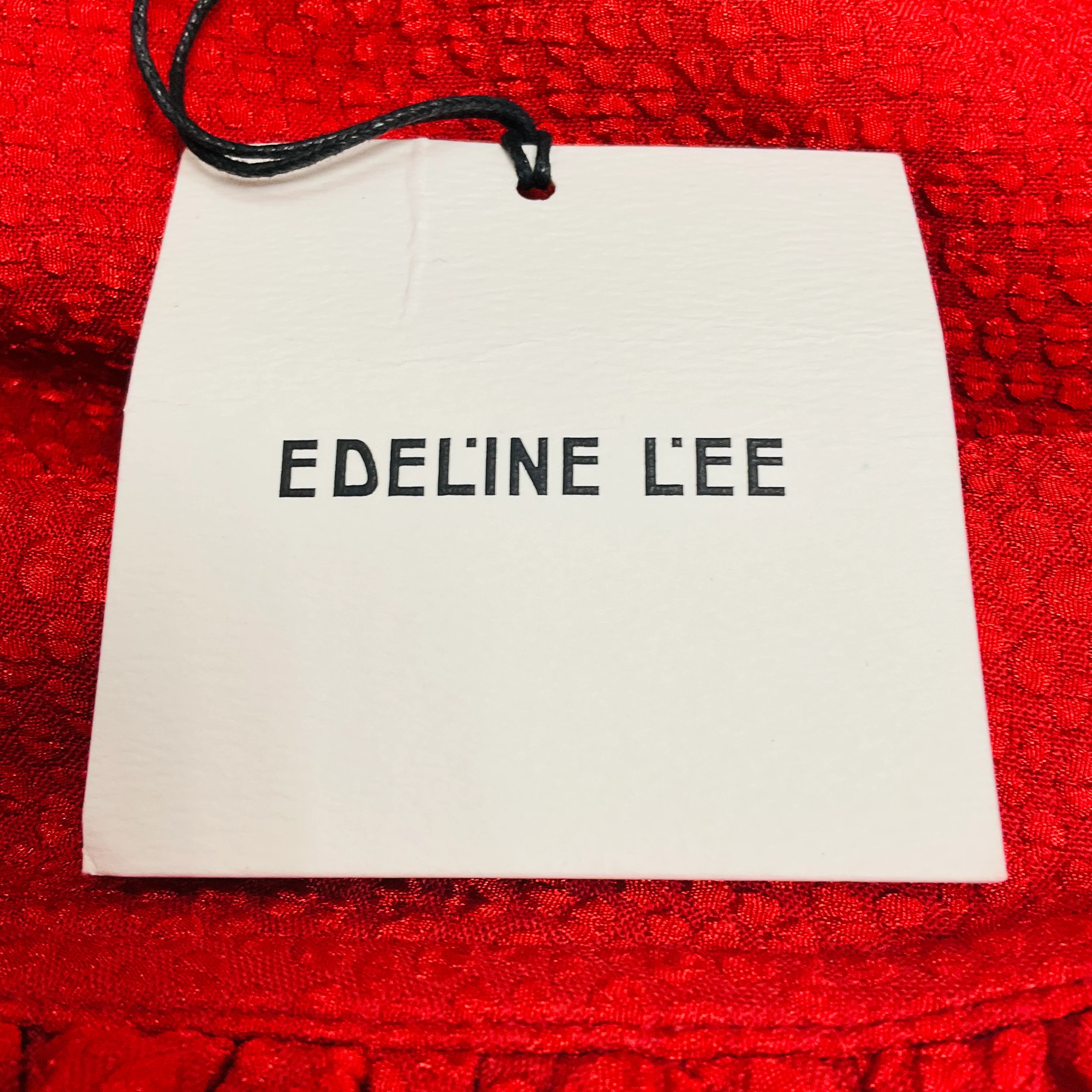 Edeline Lee Carnelian Red Aurora Dress - Image 6