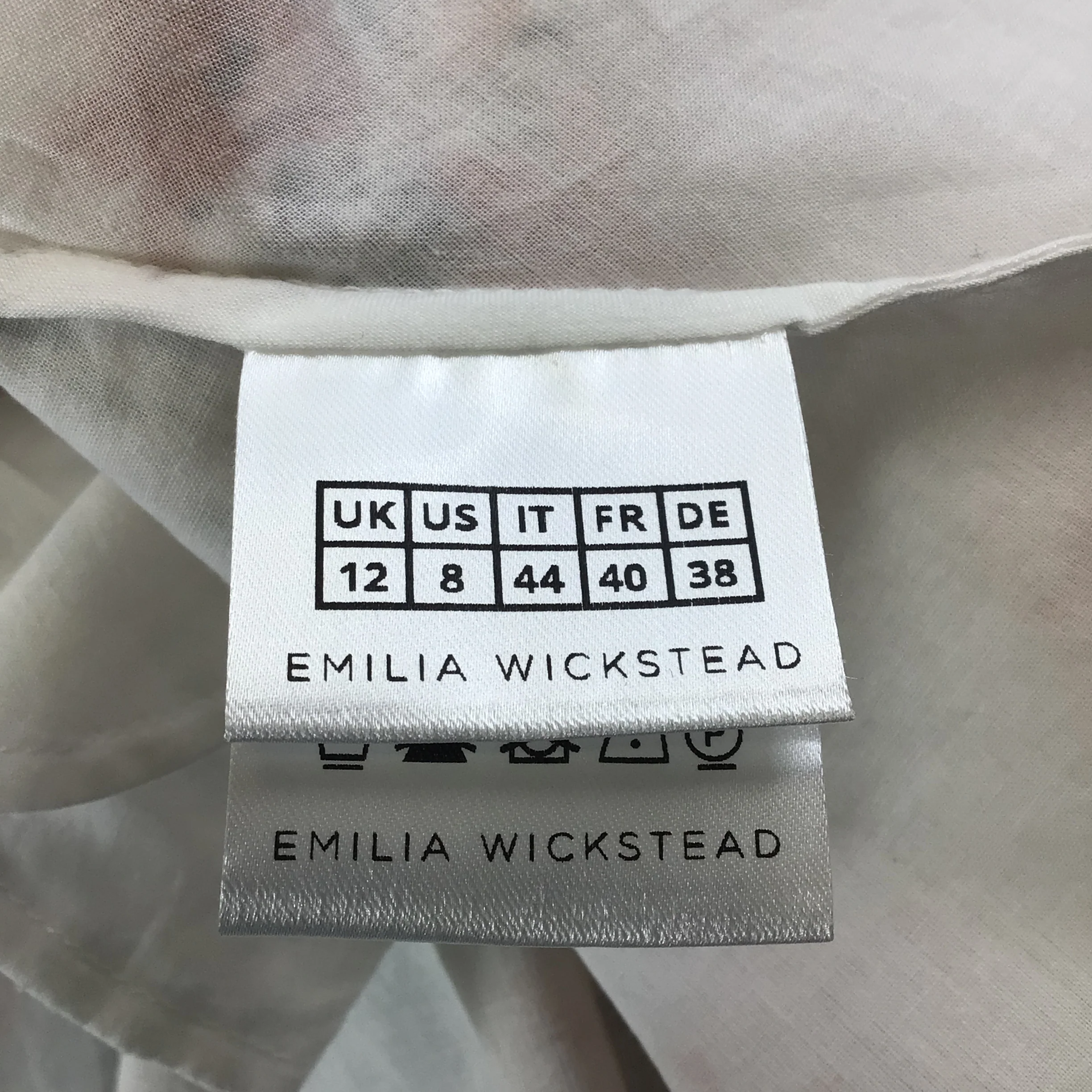 Emilia Wickstead White Multi Katelyn Romantic Roses Sleeveless Short Cotton Day Dress - Image 6