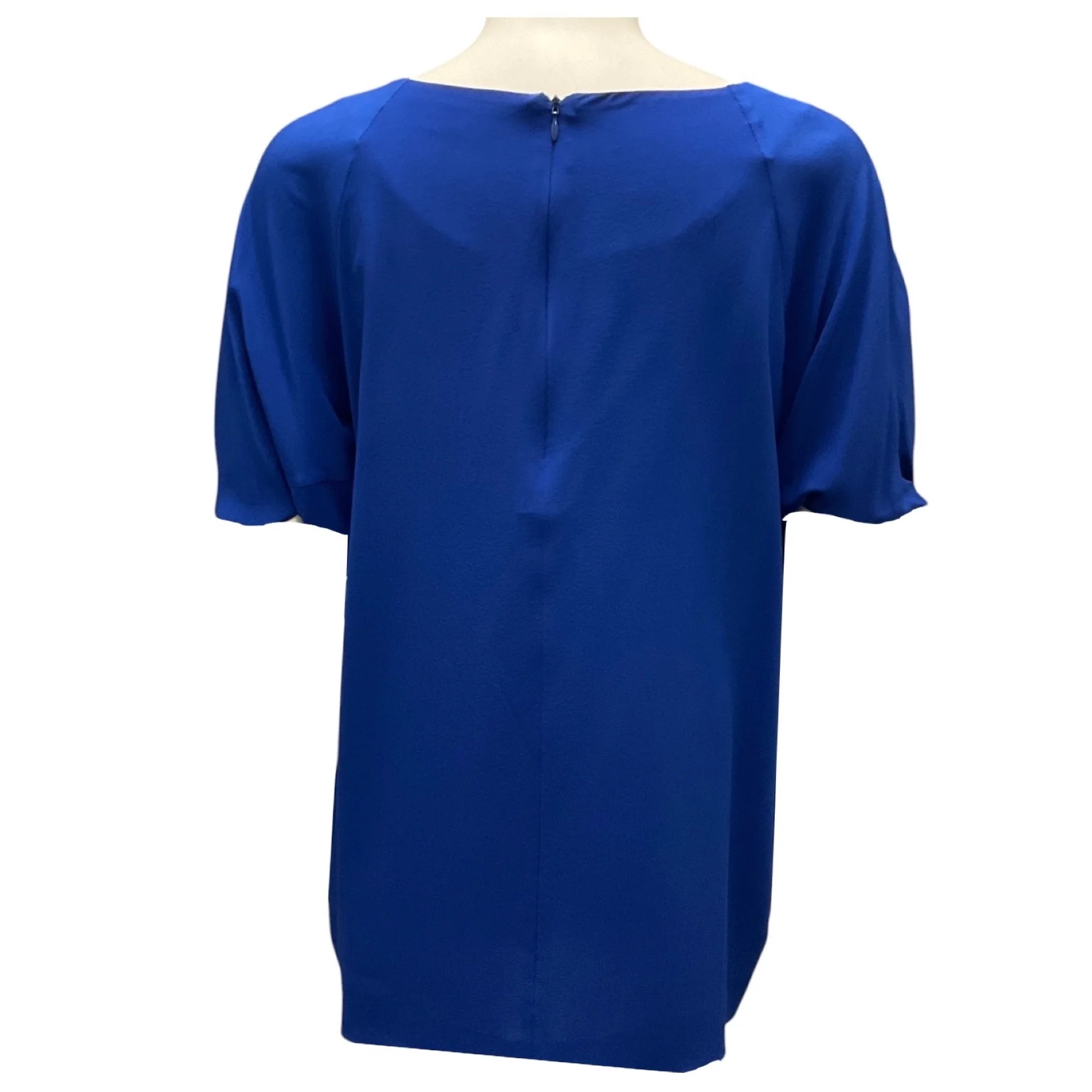 Etro Royal Blue Embellished Silk Top - Image 3