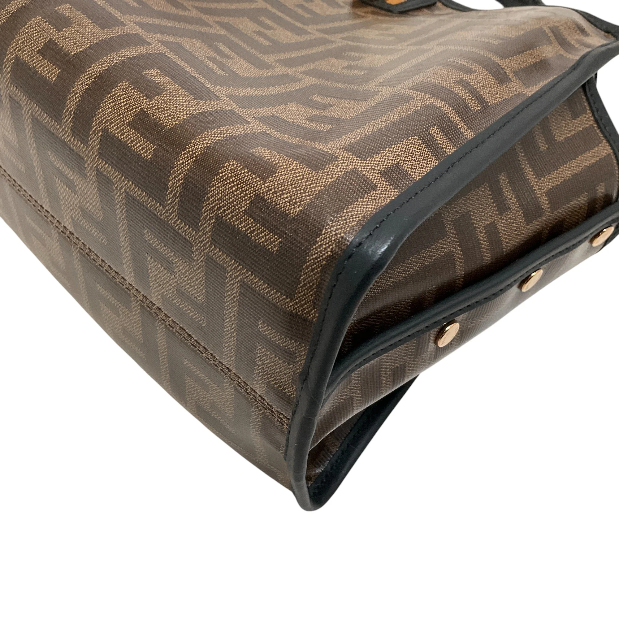 Fendi Black Patent Peekaboo Bag with Bag Coat - Image 6