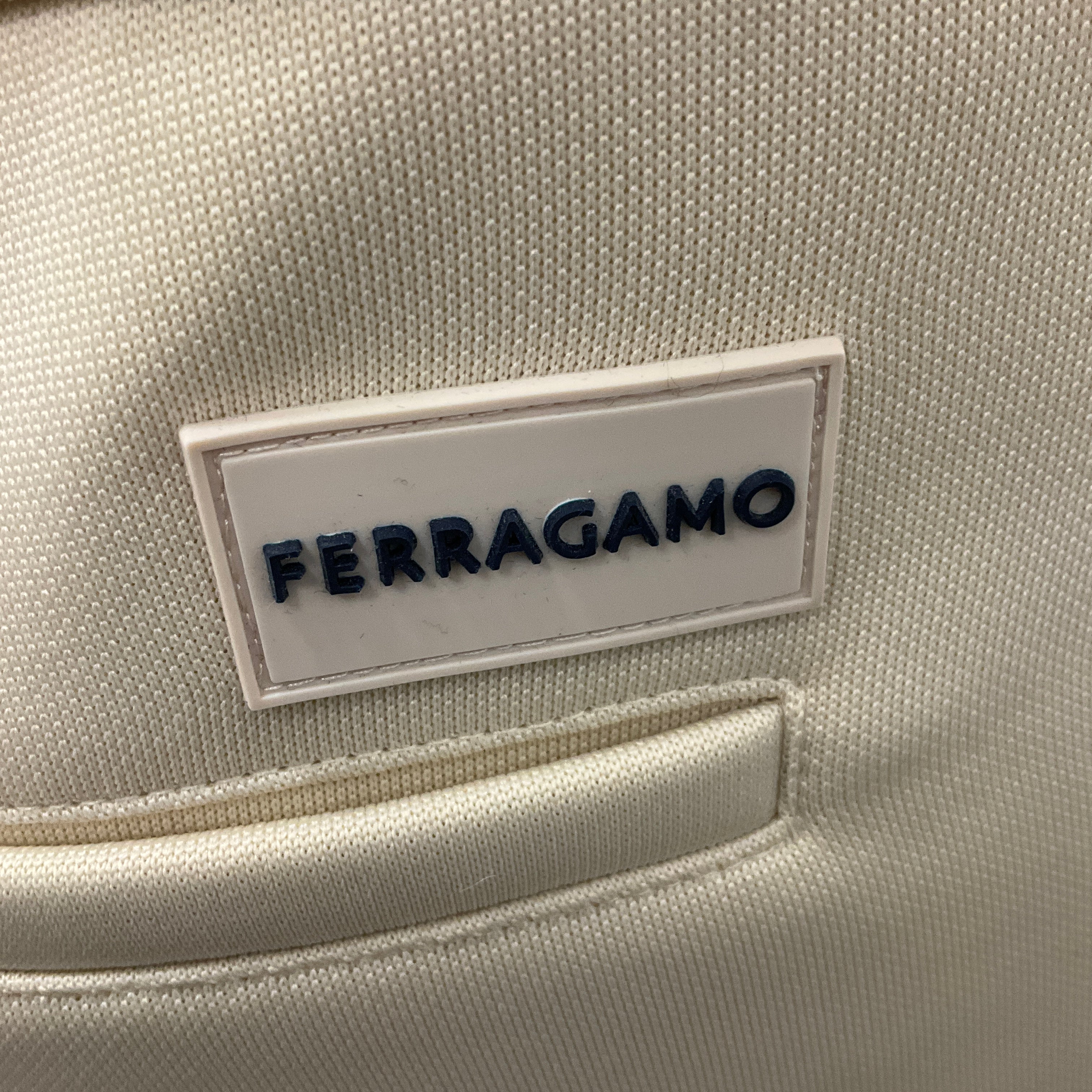 Ferragamo Ivory Drawstring Jogger Pants - Image 6