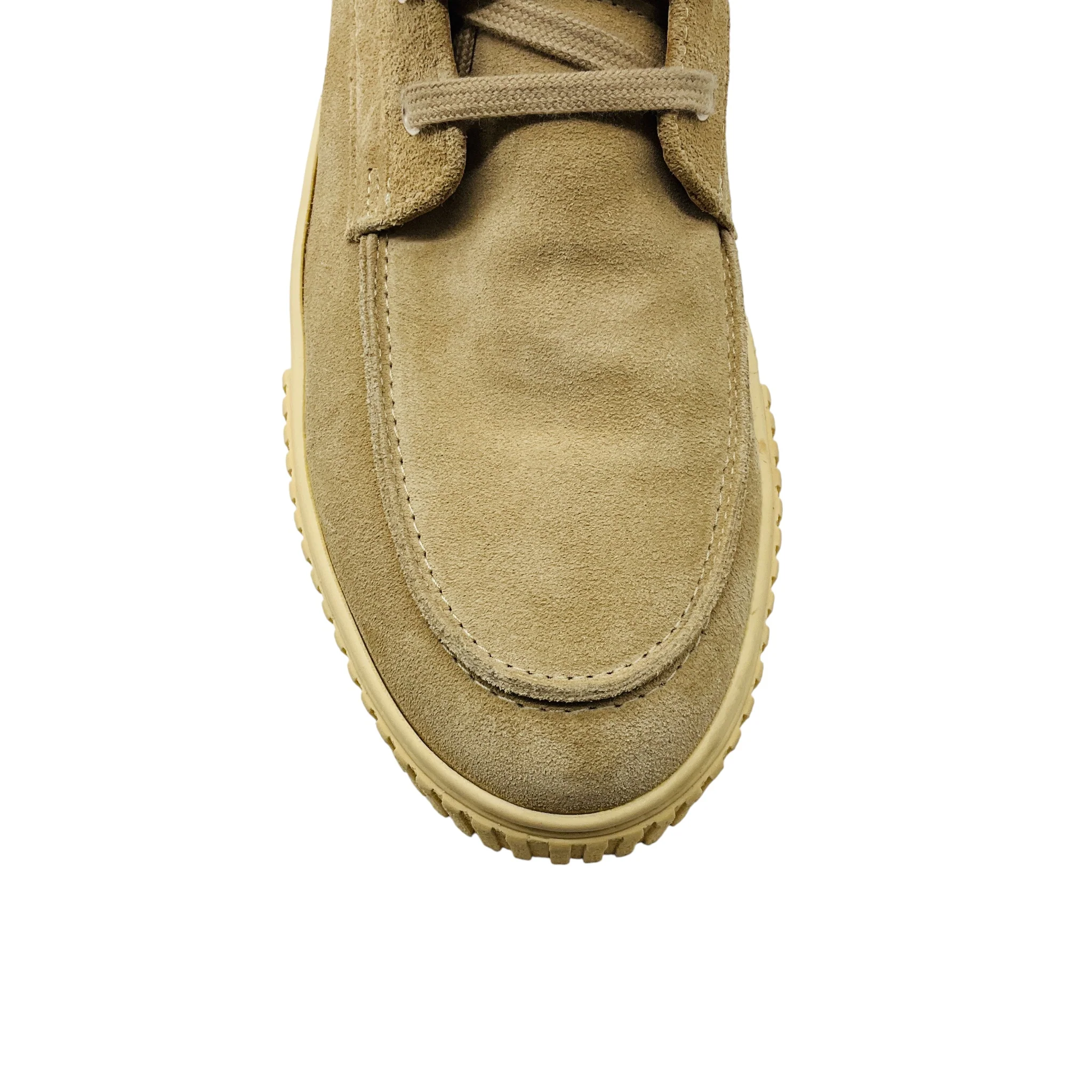 Gabriela Hearst Beige David Suede Platform Ankle Boots - Image 5