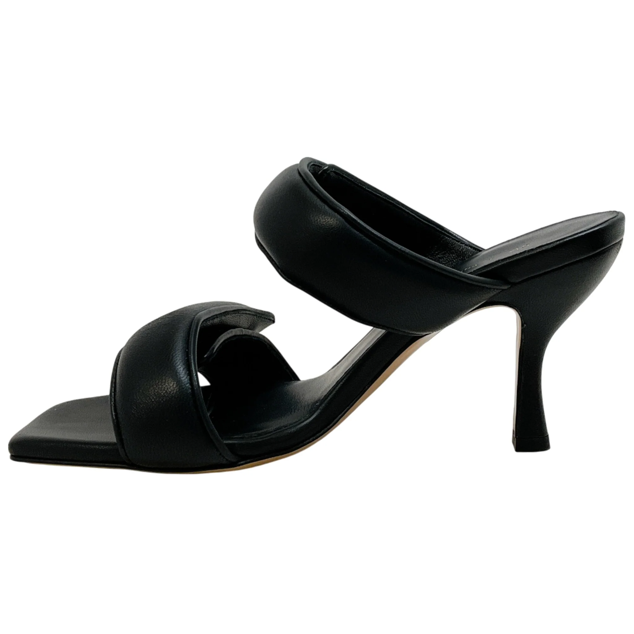 GIA x Pernille Teiscaek Black Leather Perni Sandals - Image 3