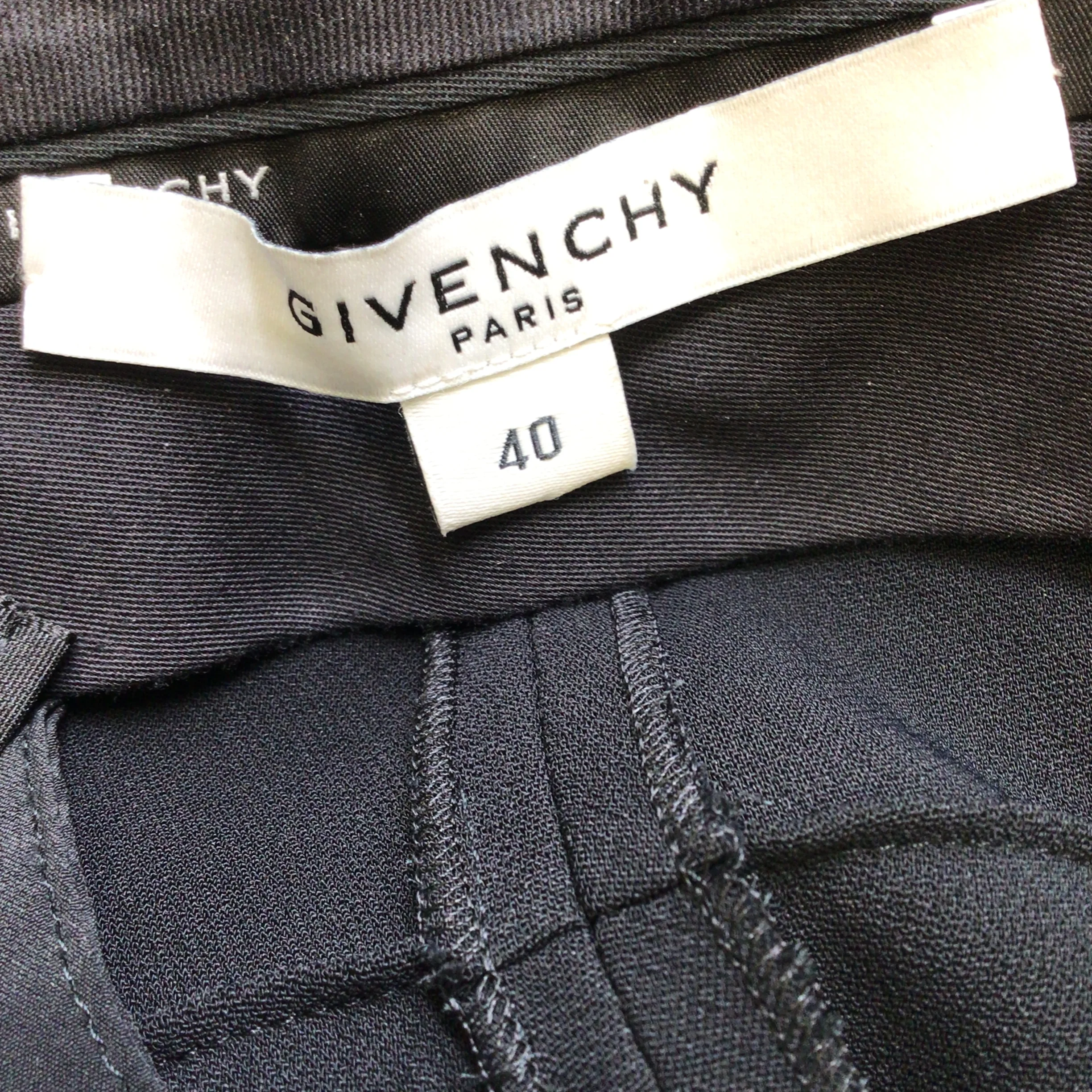 Givenchy Black Lace Detail Crepe Jumpsuit - Image 4