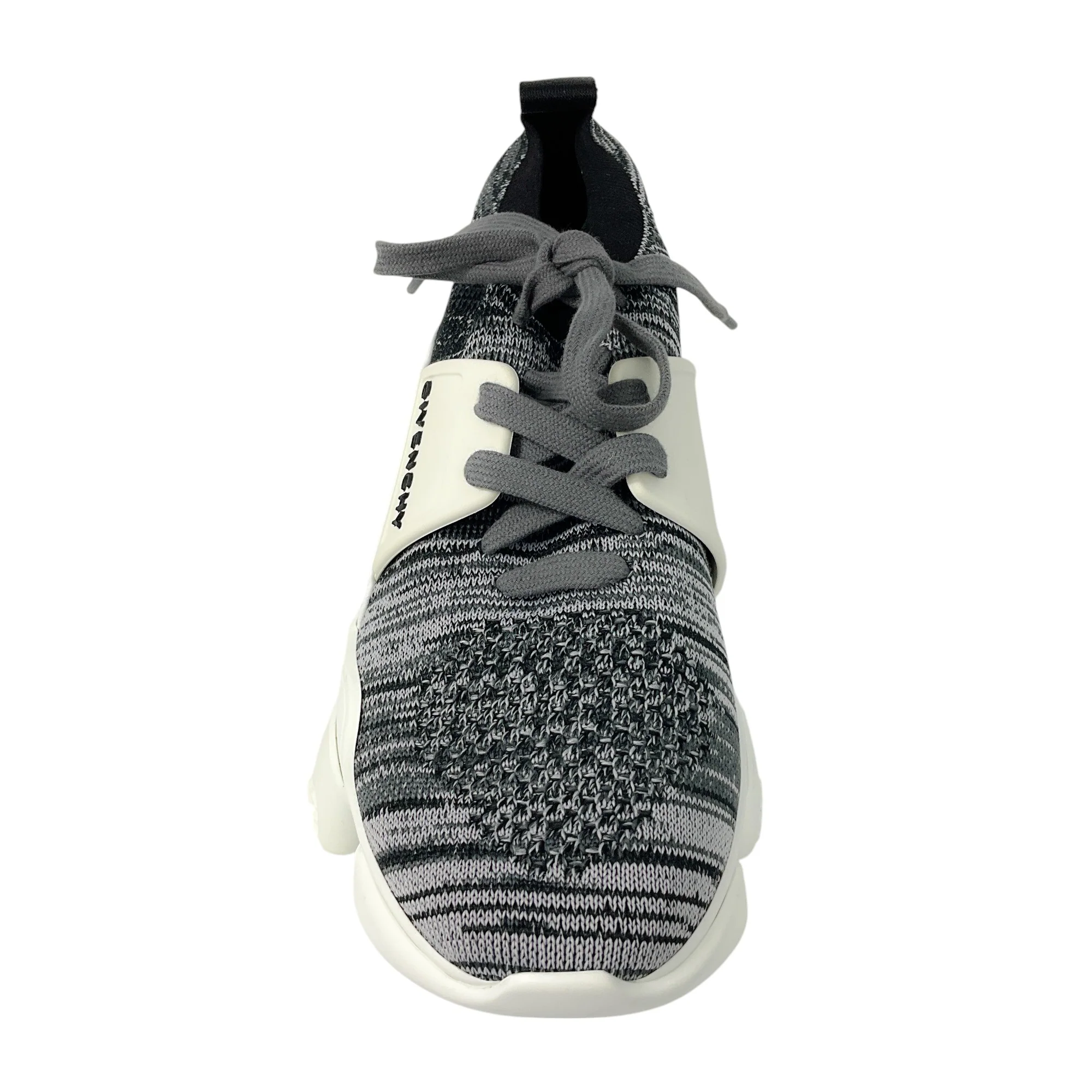 Givenchy Black / White Jaw Knit Low Top Sneakers - Image 4