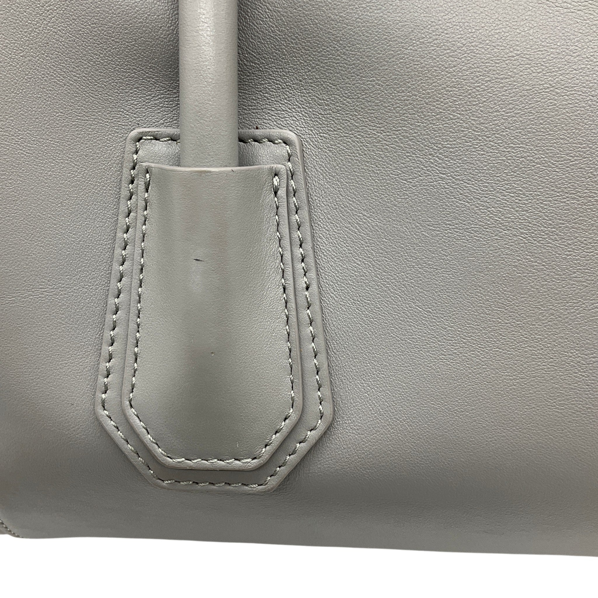 Givenchy Grey Leather Medium Antigona Soft Lock Bag - Image 6
