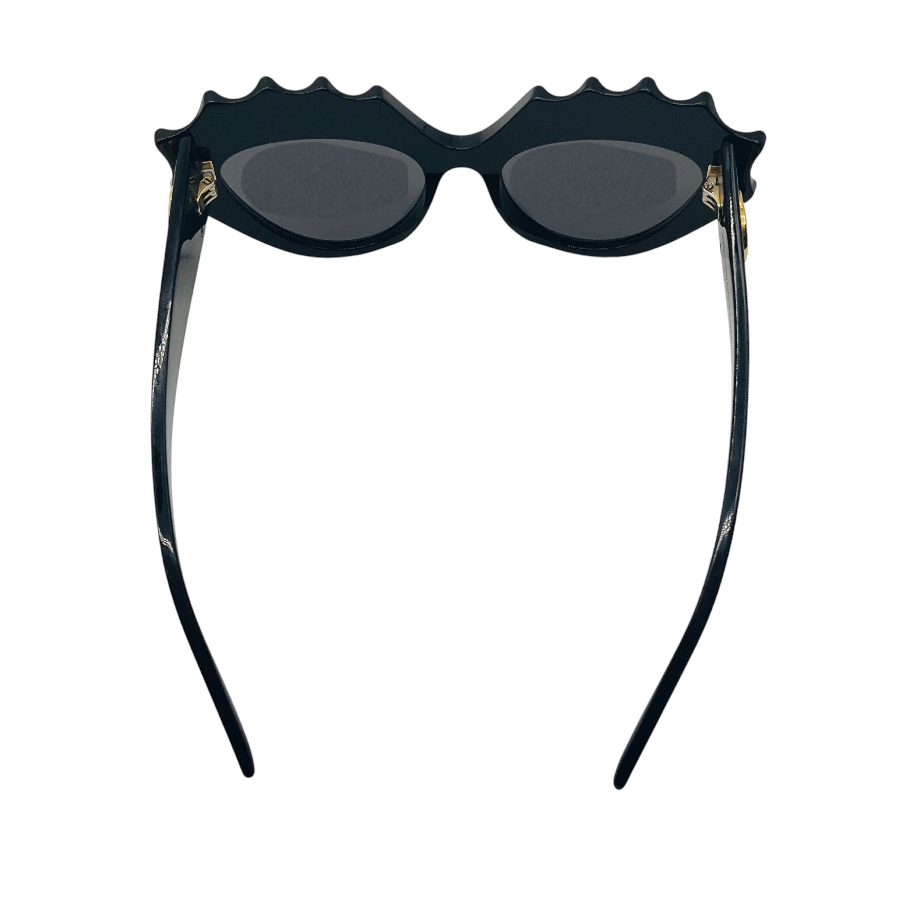 Gucci Black Hollywood Forever Cat Eye Crystal Sunglasses - Image 3