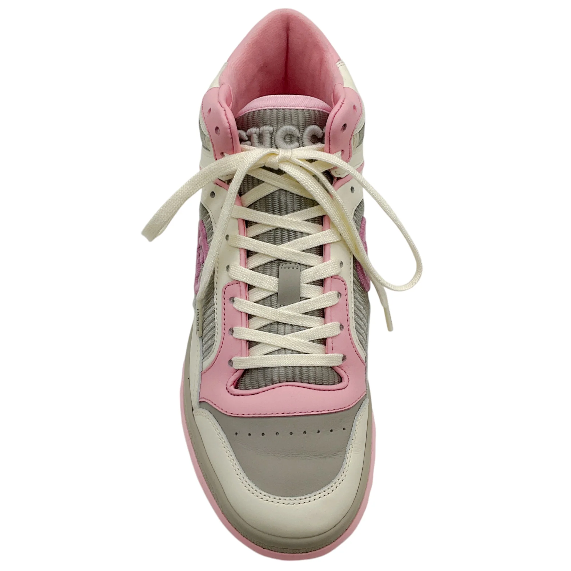 Gucci Dali Pink / White Mac80 High Top Sneakers - Image 4