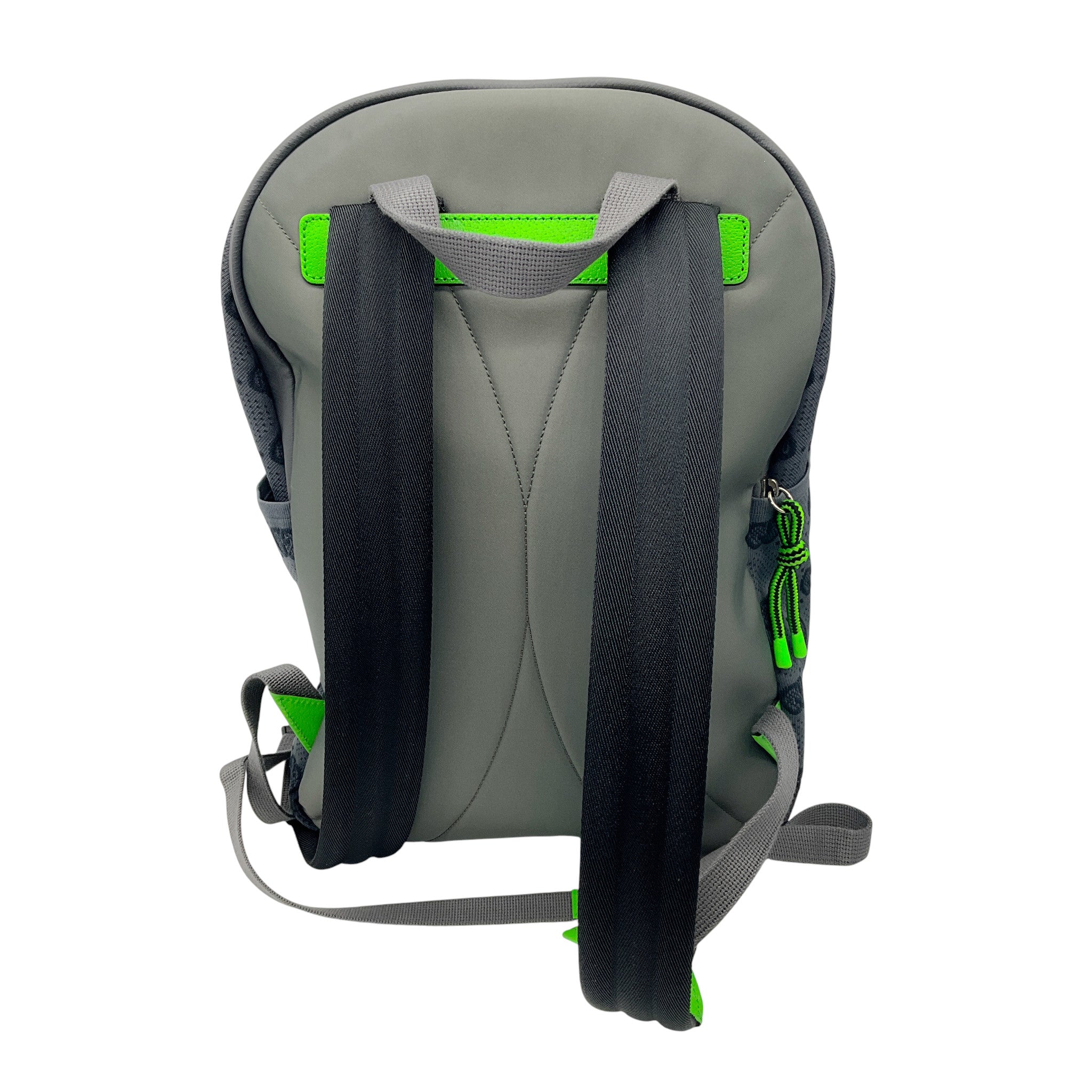Gucci Grey / Red / Green Multi GG Nylon Backpack - Image 3