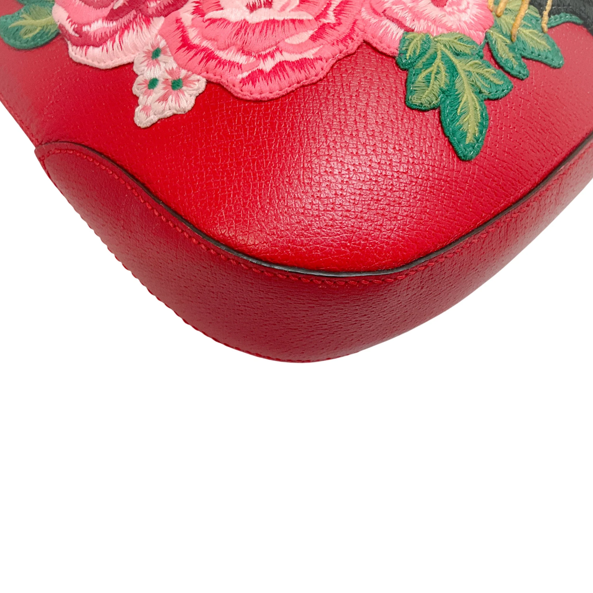 Gucci Red Leather Dionysus Bag with Jaguar - Image 6